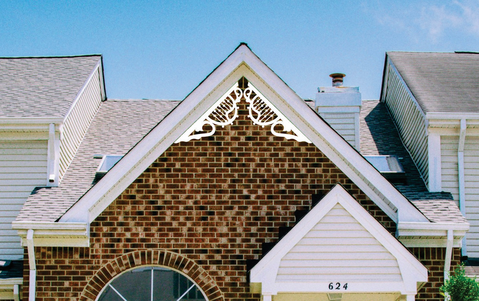 Art Nouveau Victorian Gable Trim