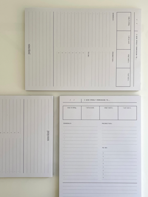 The Nine to Kind Daily Planning Notepad