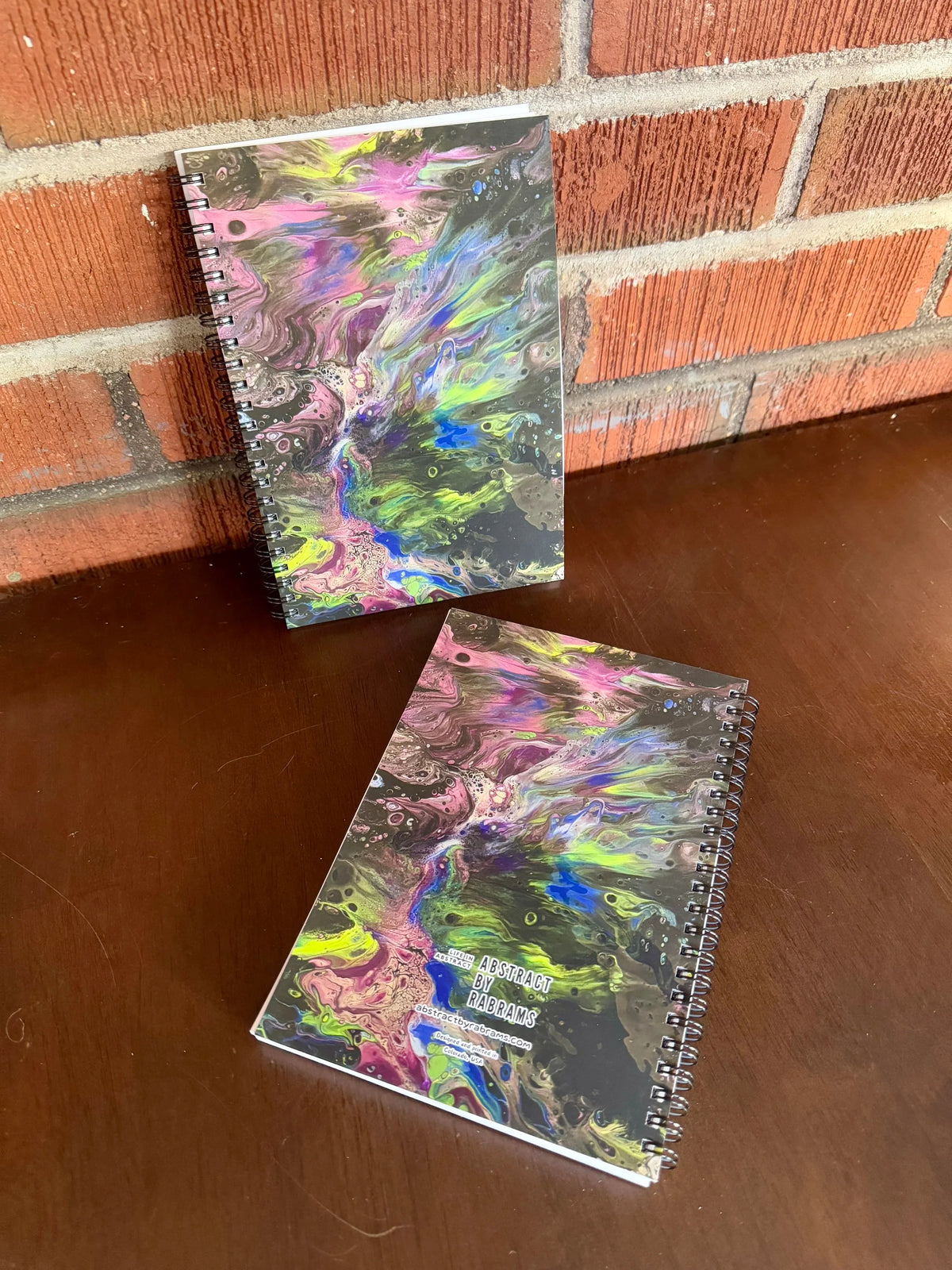 Purple, Blue, Green - Peacock - Soft Touch Cover Spiral Journal - 5.5"x8"