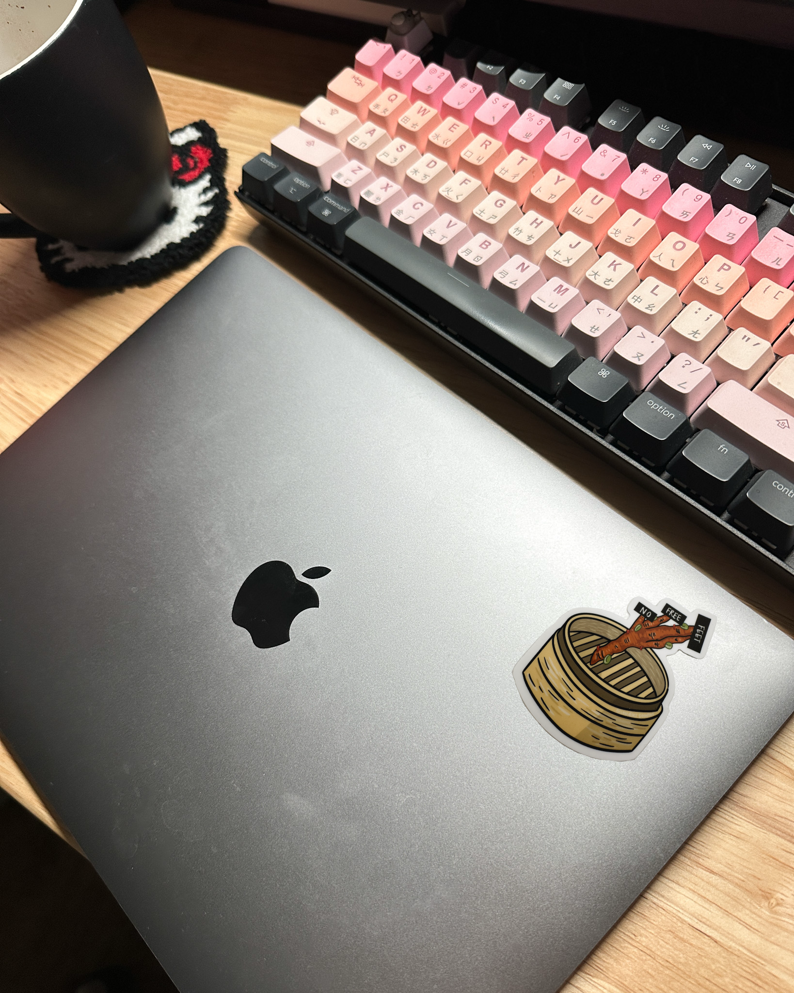 No Free Feet Dim Sum Sticker (Matte)