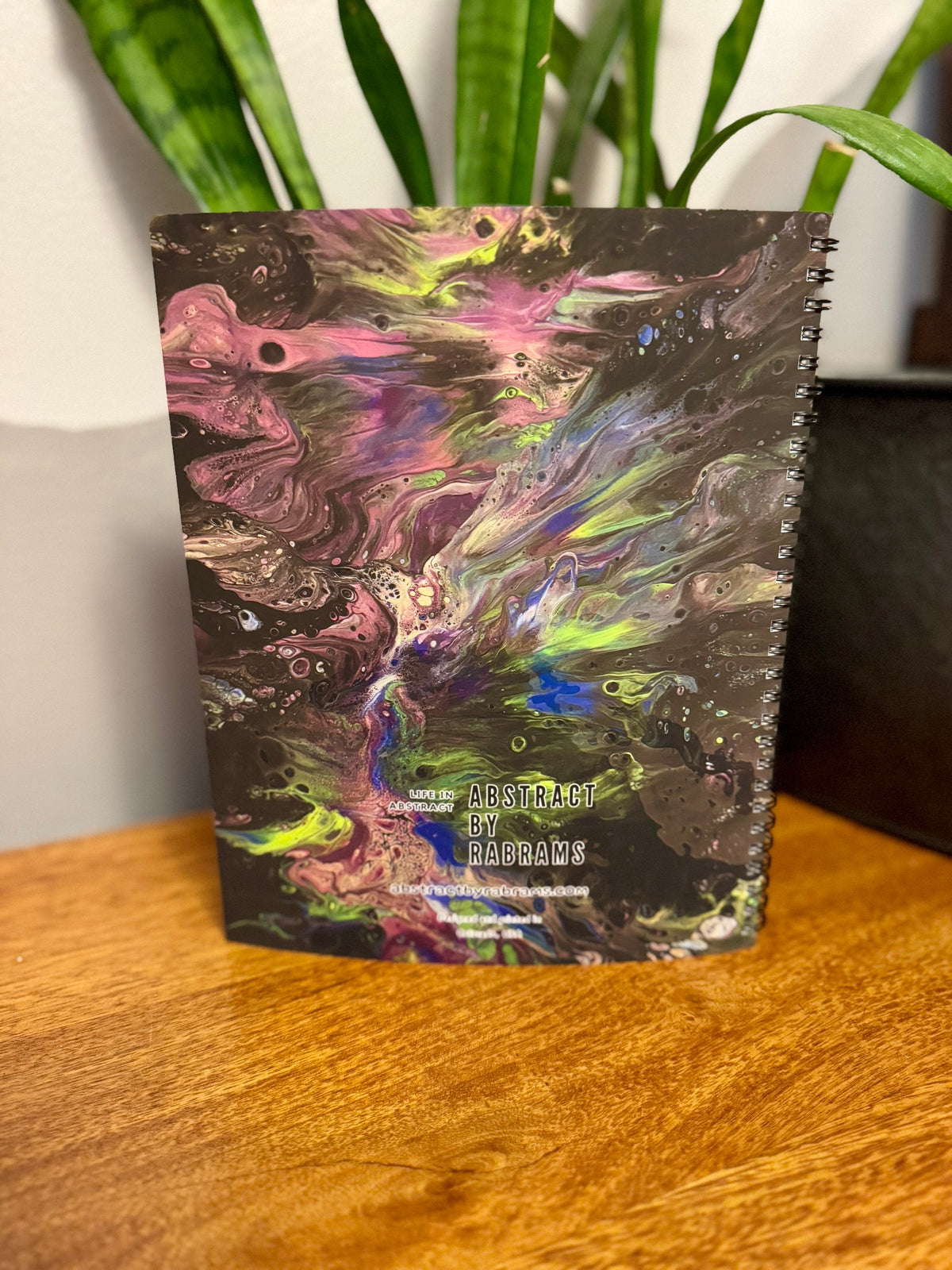 Purple, Blue, Green - Peacock - Soft Touch Cover Spiral Journal - 8"x10"