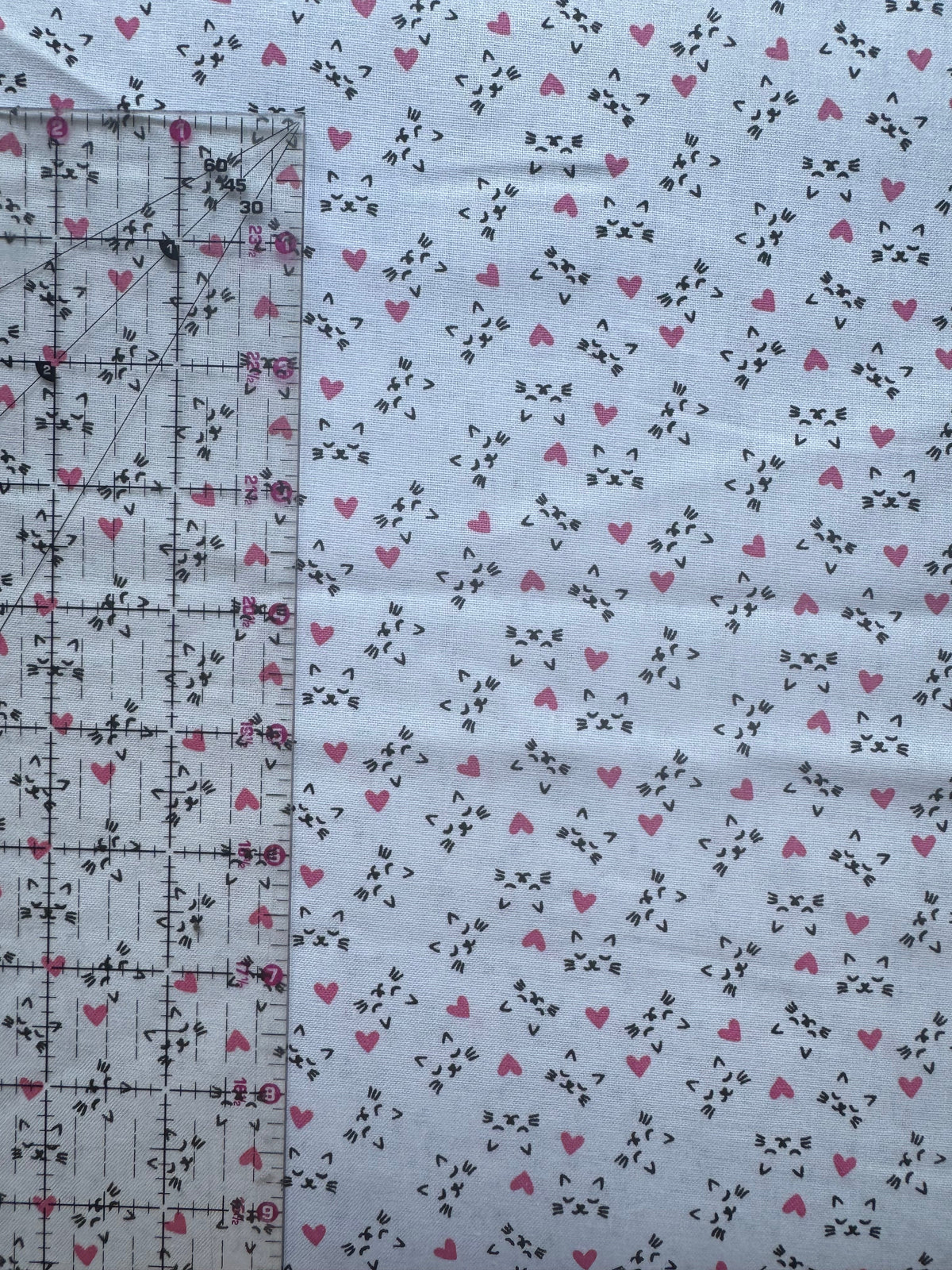 Kitty Love Fabric 1 1/4 Yard