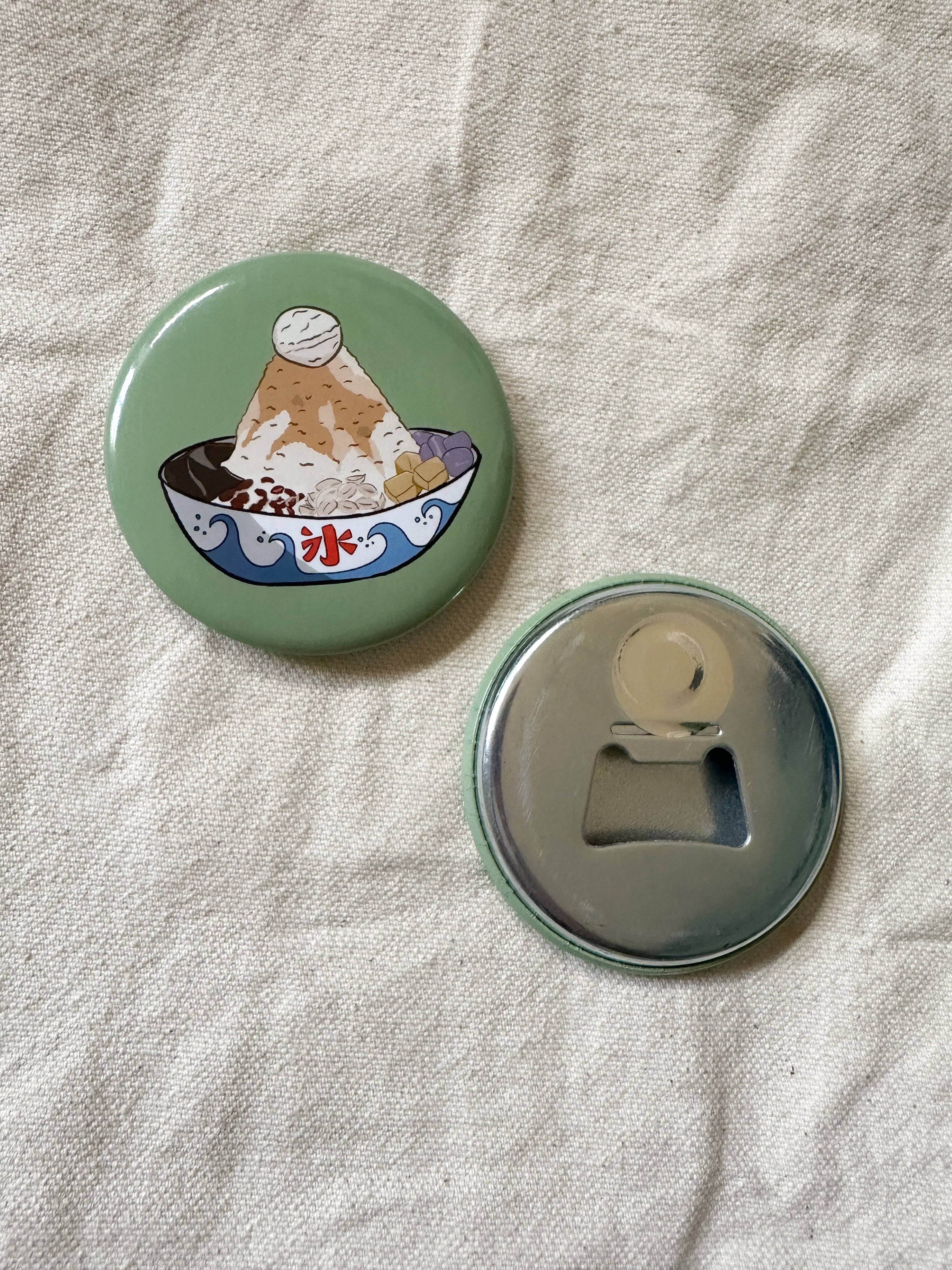 Taiwanese Shaved Ice 刨冰 Magnetic Bottle Opener
