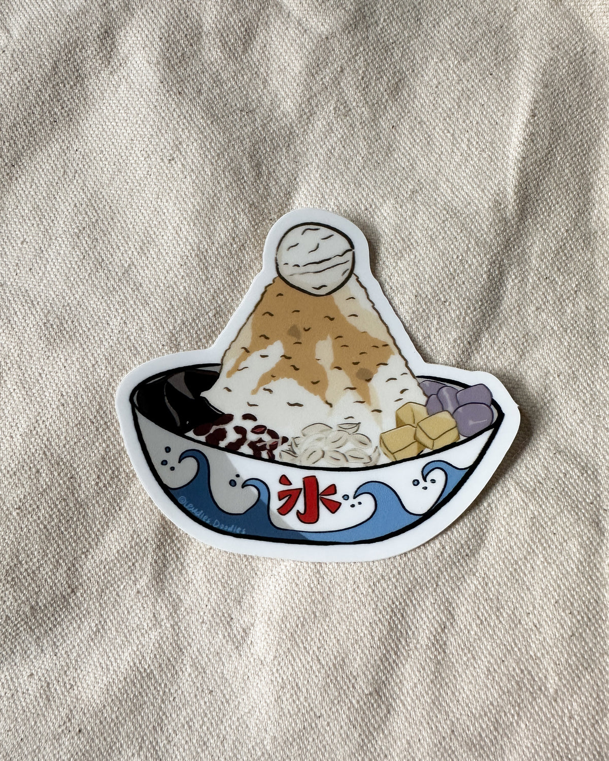 Taiwanese Shaved Ice 刨冰 Sticker (Matte)