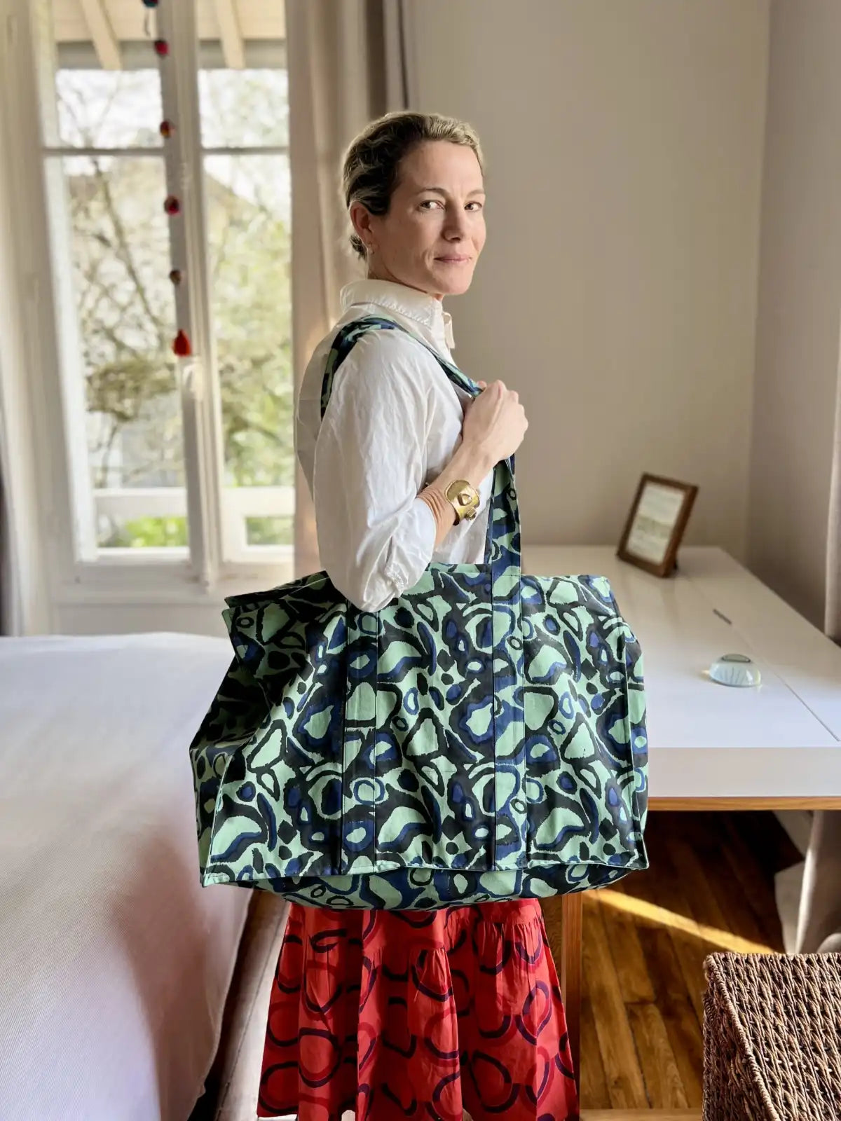 Green Wild Dog Weekender Tote