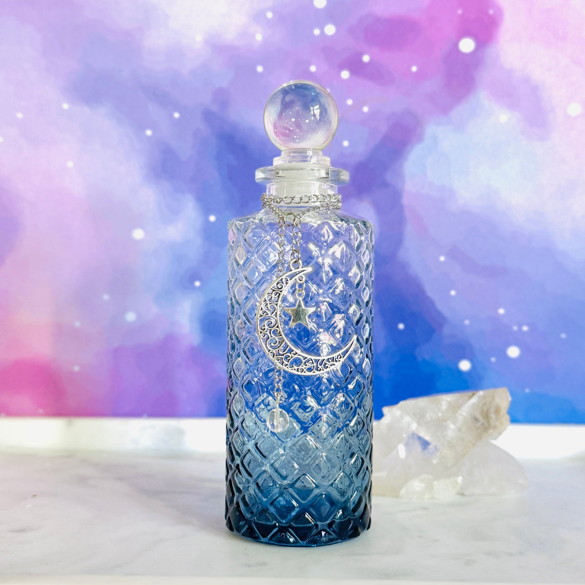 Blue Glass Moon Water Ritual Kit
