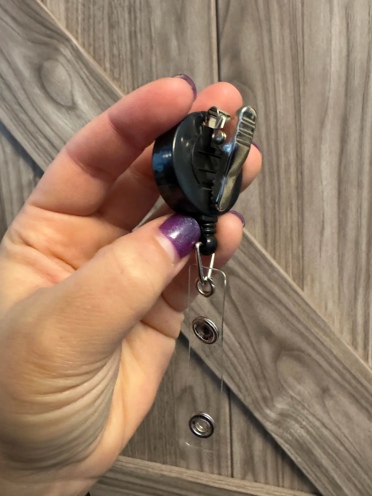 You are Safe With Me Badge Reel - Trans Flag - Handmade