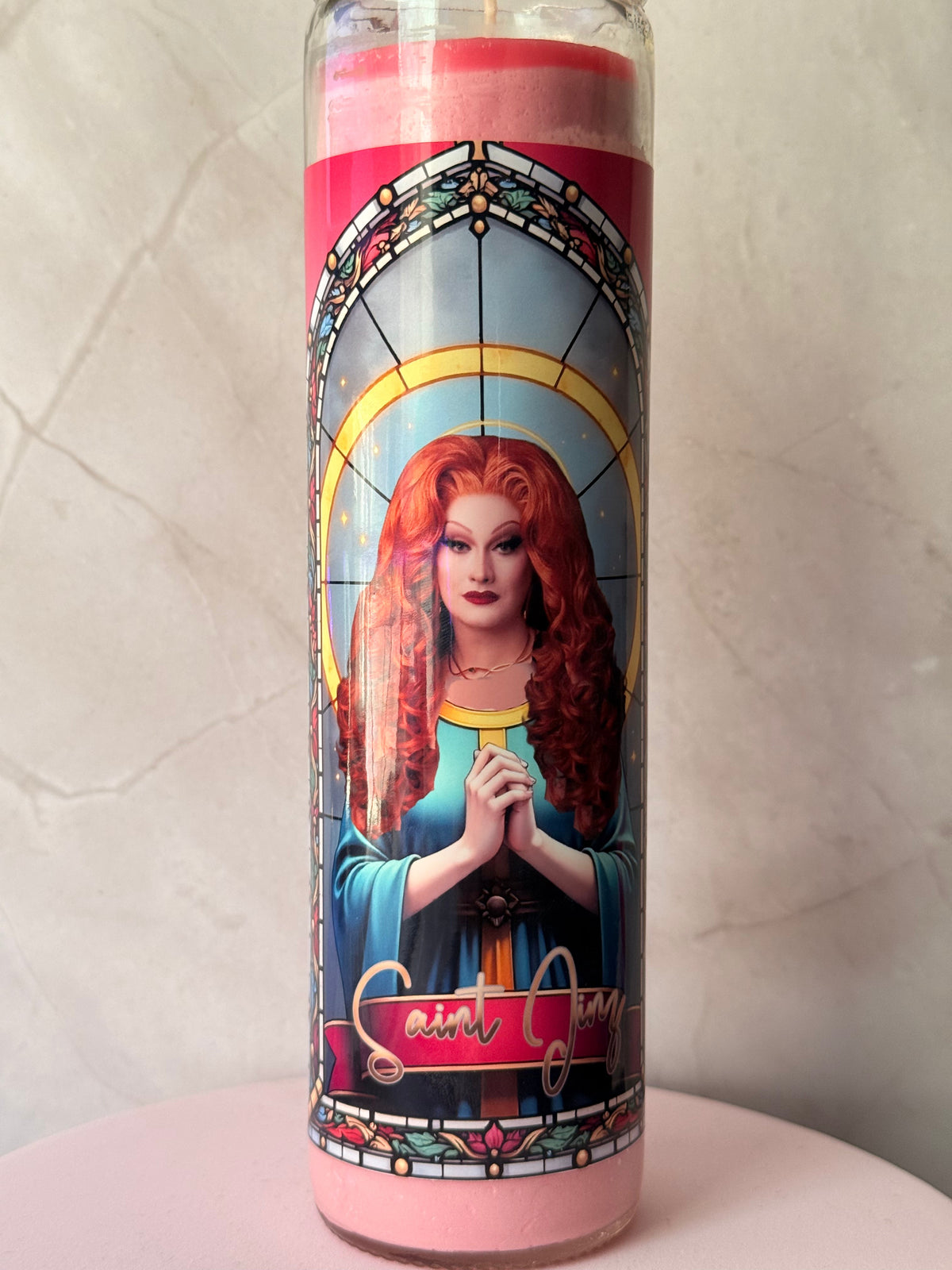 St. Jinx Prayer Candle- Trans-Drag Icon Jinx Monsoon
