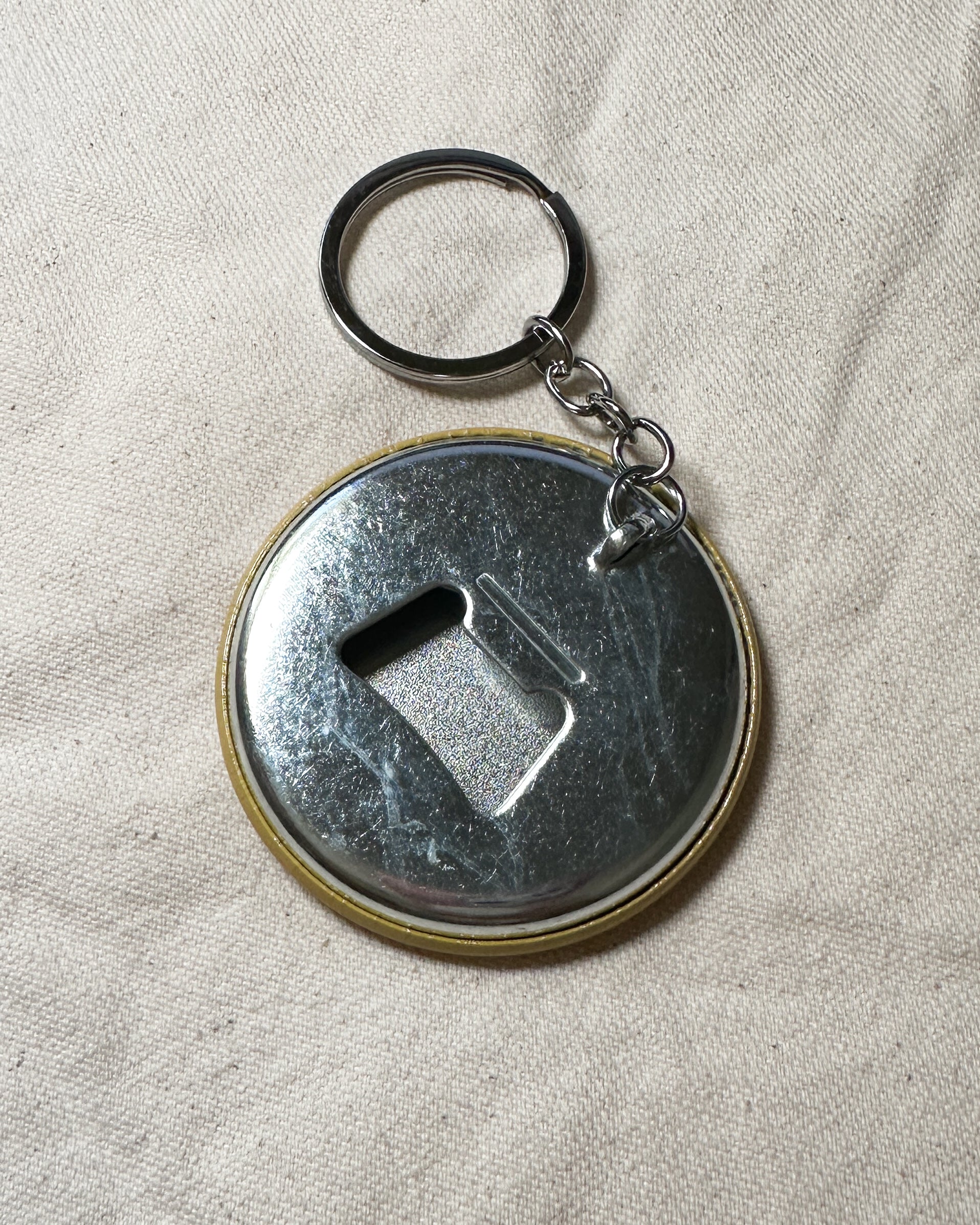 Witchy Riveter Bottle Opener Keychain