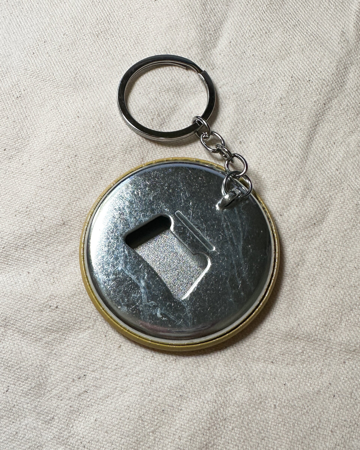 Witchy Riveter Bottle Opener Keychain