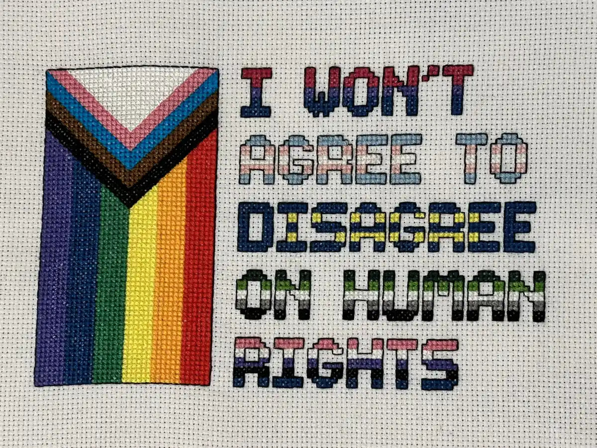 Human Rights Pride Cross Stitch Pattern - All Versions Bundle