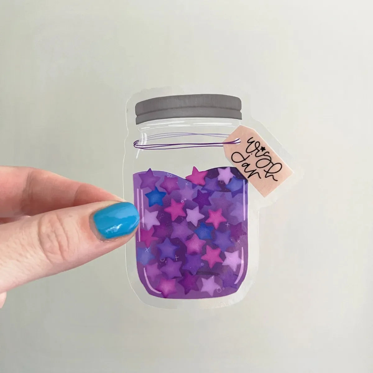 Wish Jar purple potion sticker