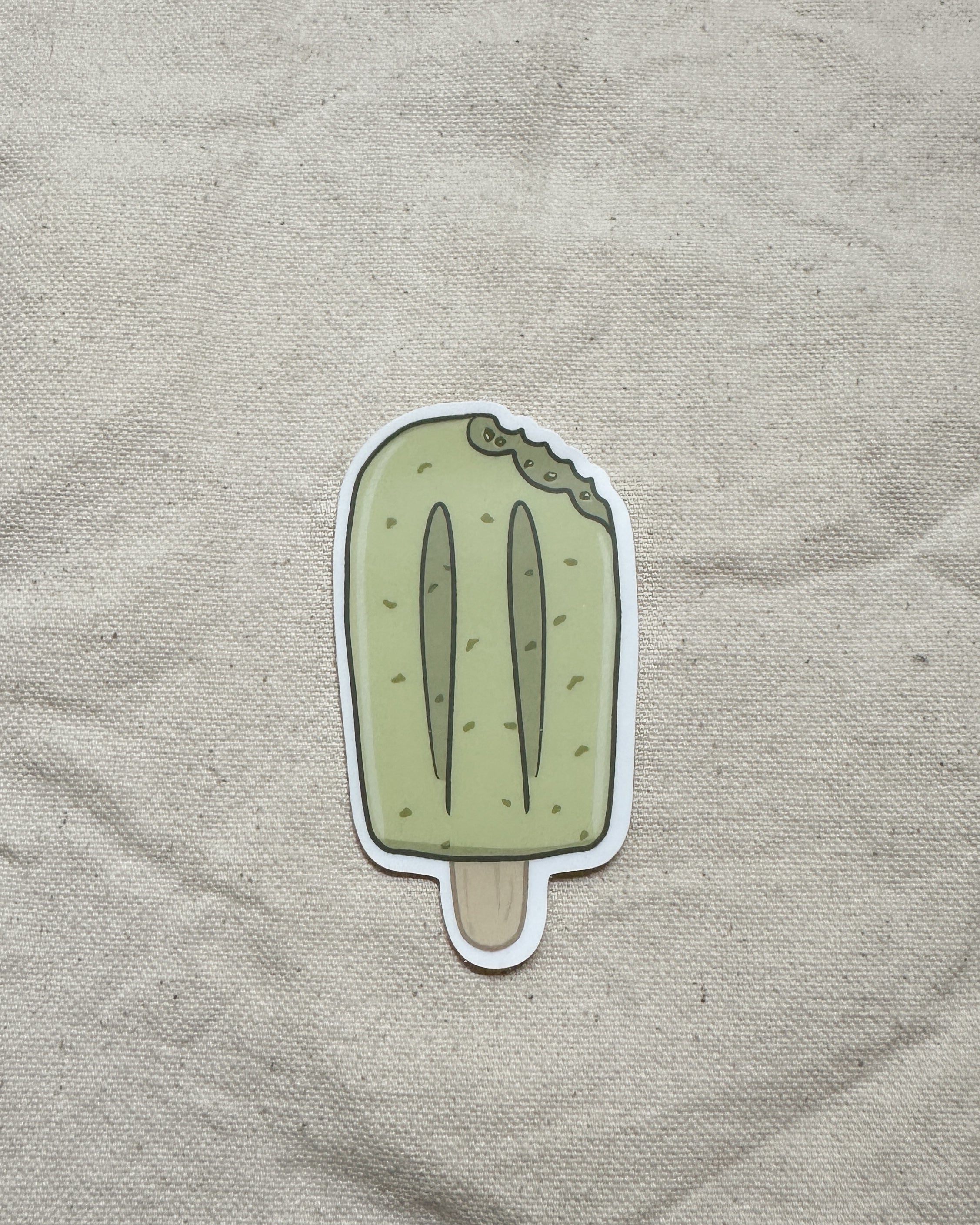 Mung Bean Popsicle Sticker (Matte)