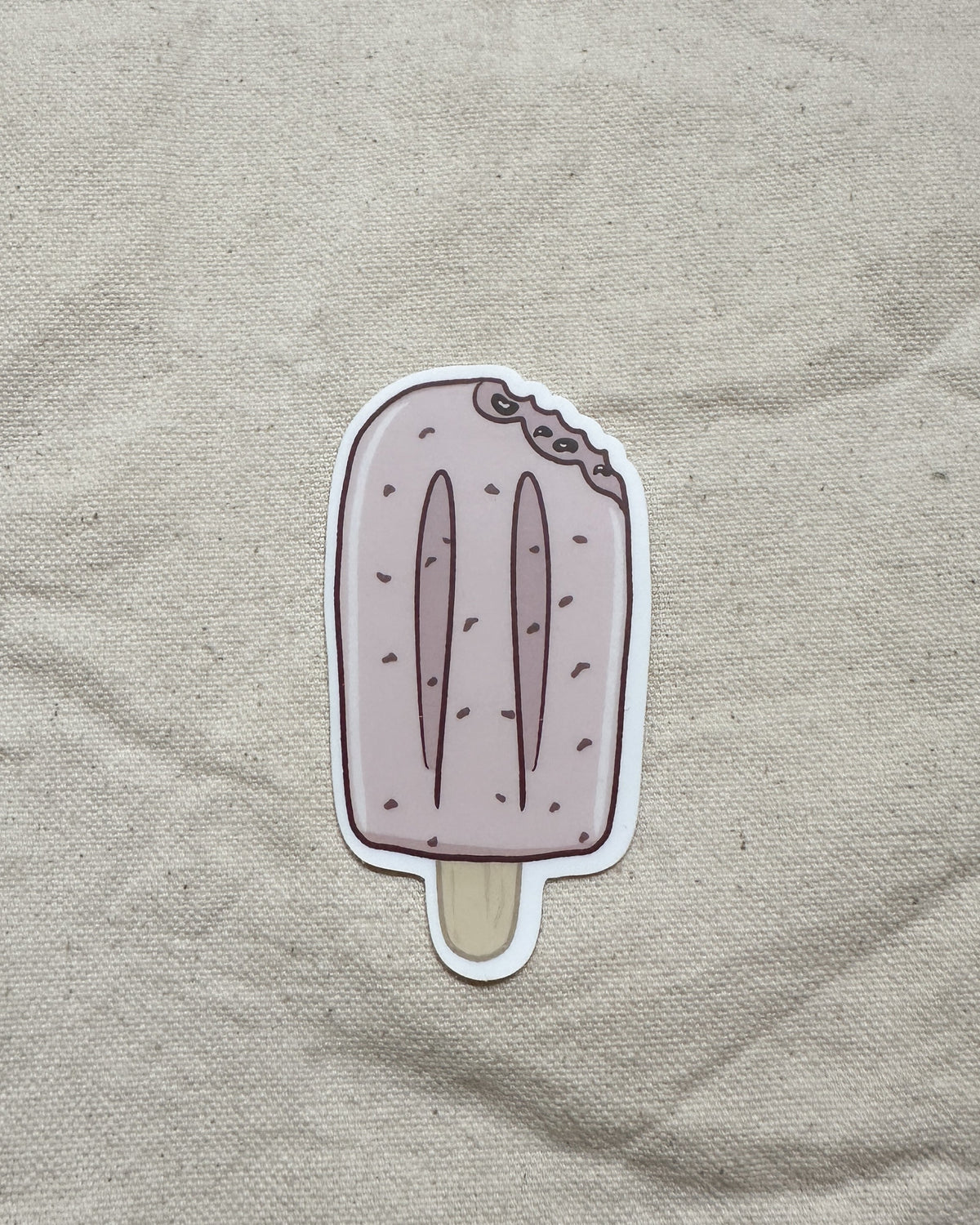 Red Bean Popsicle Sticker (Matte)