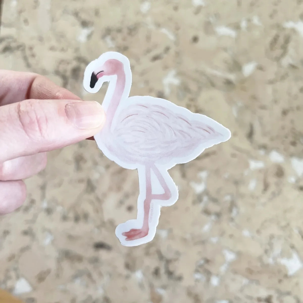 Flamingo sticker