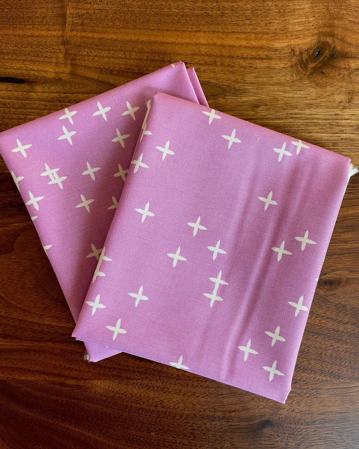 Wink Violet Fat Quarters Organic Cotton Poplin