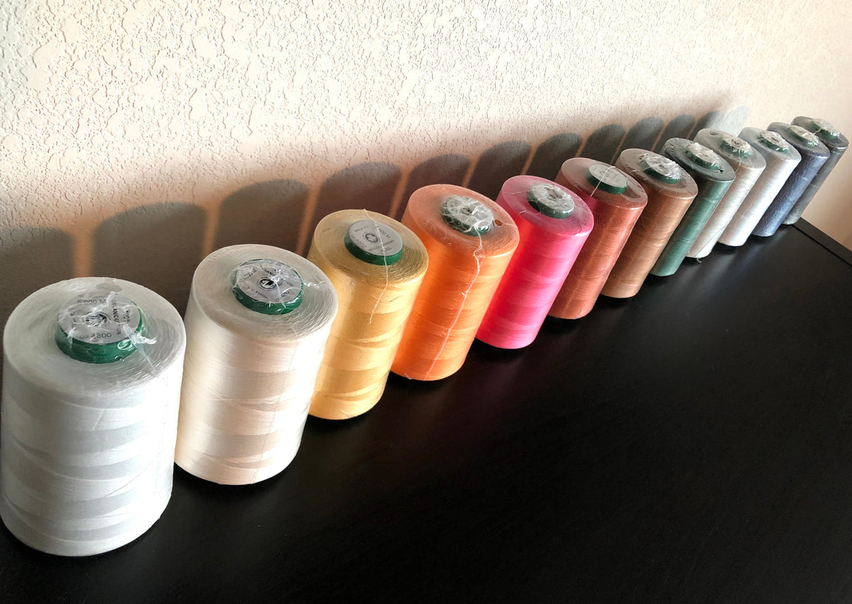 CUSTOM ORDER Scanfil Organic Cotton Sewing Thread- 5,000m Cones