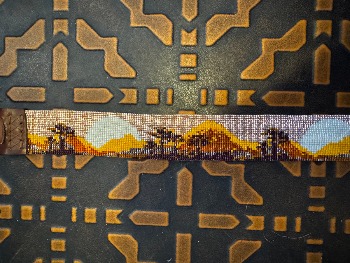 Safari Sunset Beaded Hat Band