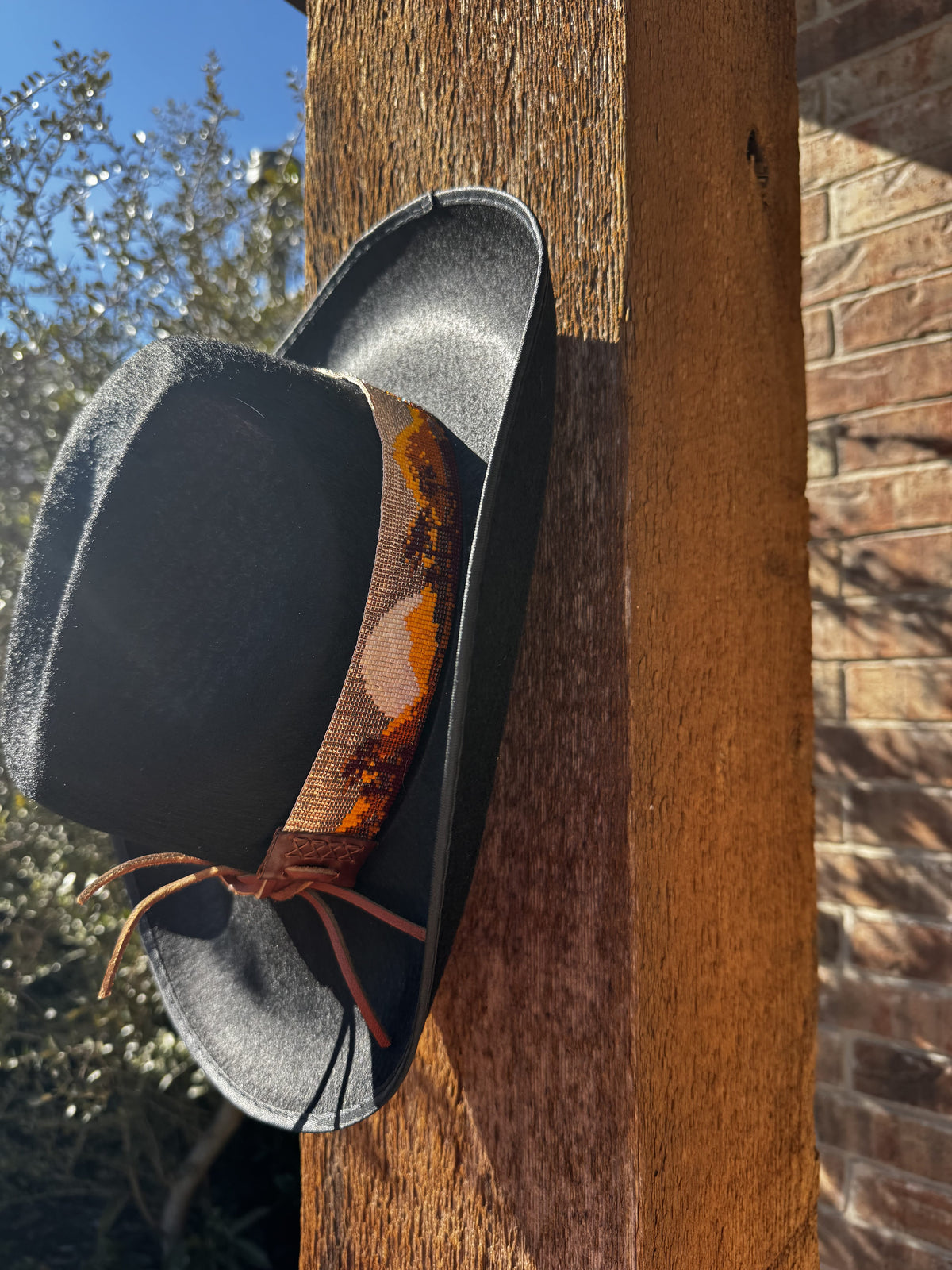 Safari Sunset Beaded Hat Band