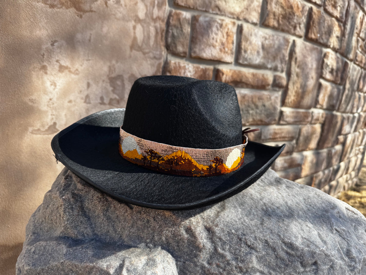 Safari Sunset Beaded Hat Band