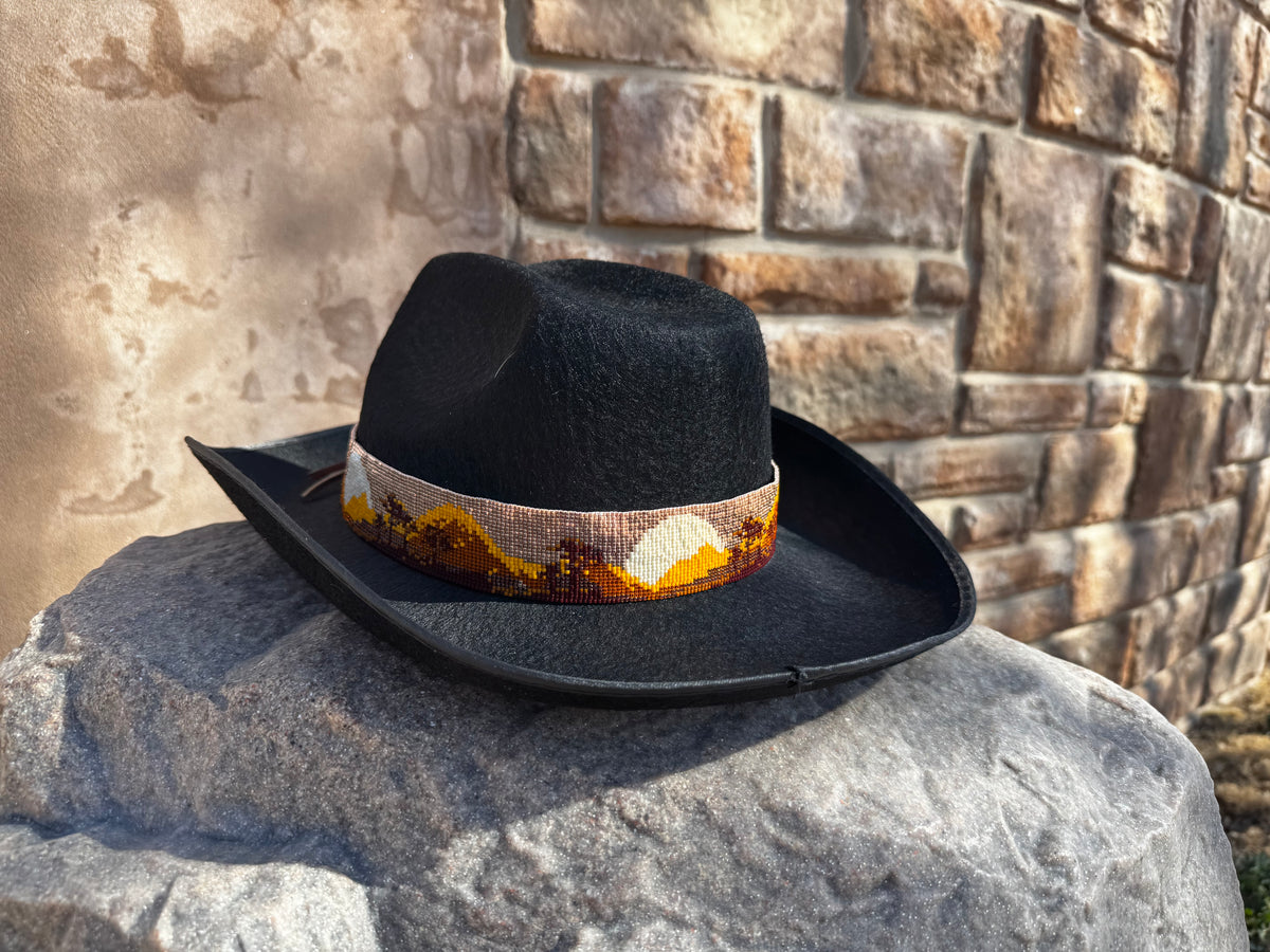 Safari Sunset Beaded Hat Band