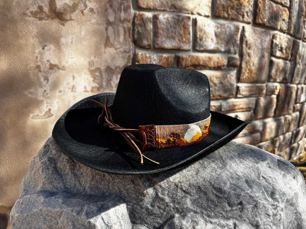 Safari Sunset Beaded Hat Band