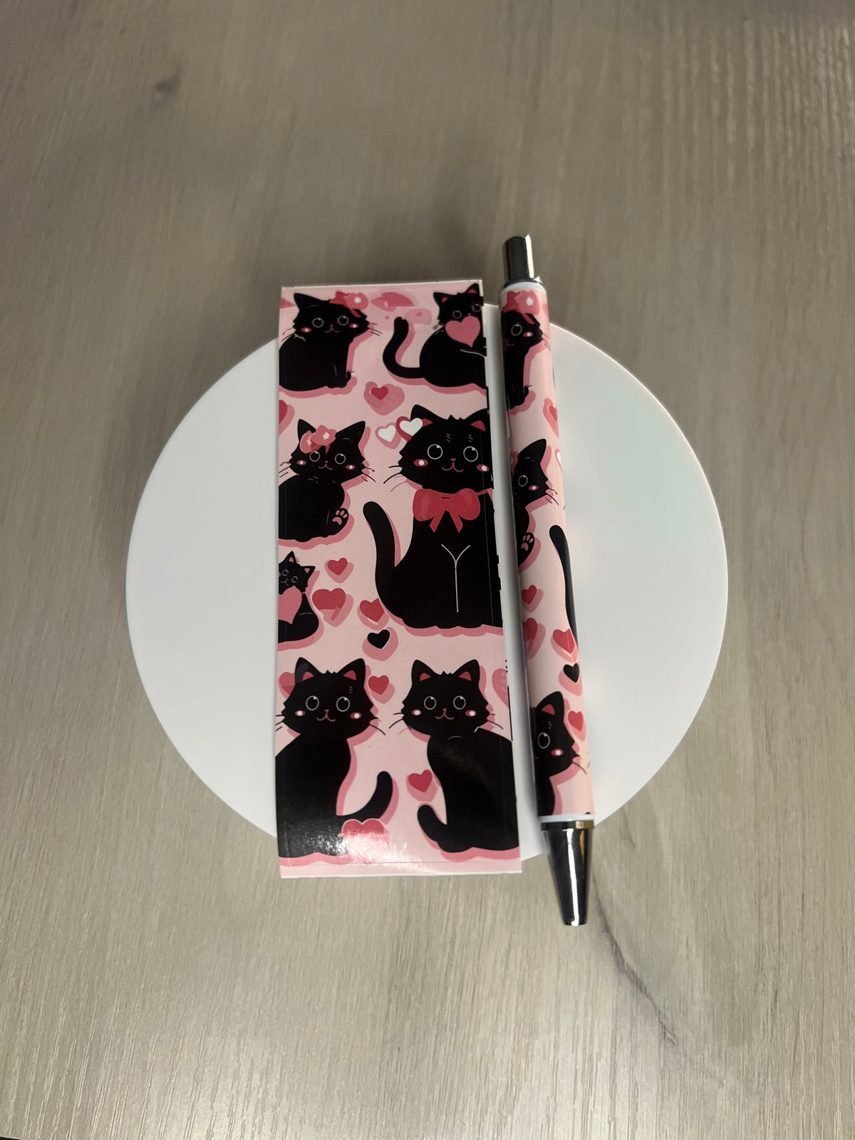 Furry Friend Pens (Set of 2) | Plush-Top Cat Pens | Writing Gift | Bossy Scribes