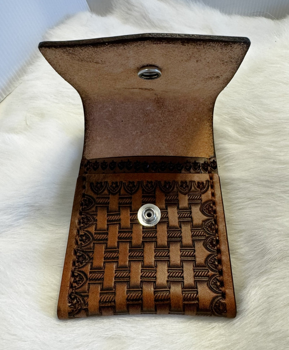 Clip On Wallet with Snap Closure