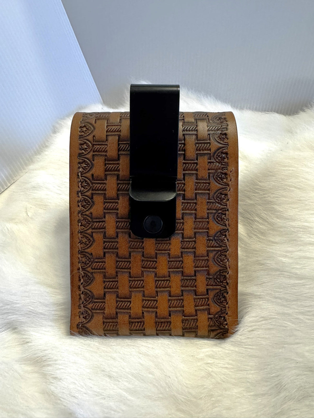 Clip On Wallet with Snap Closure
