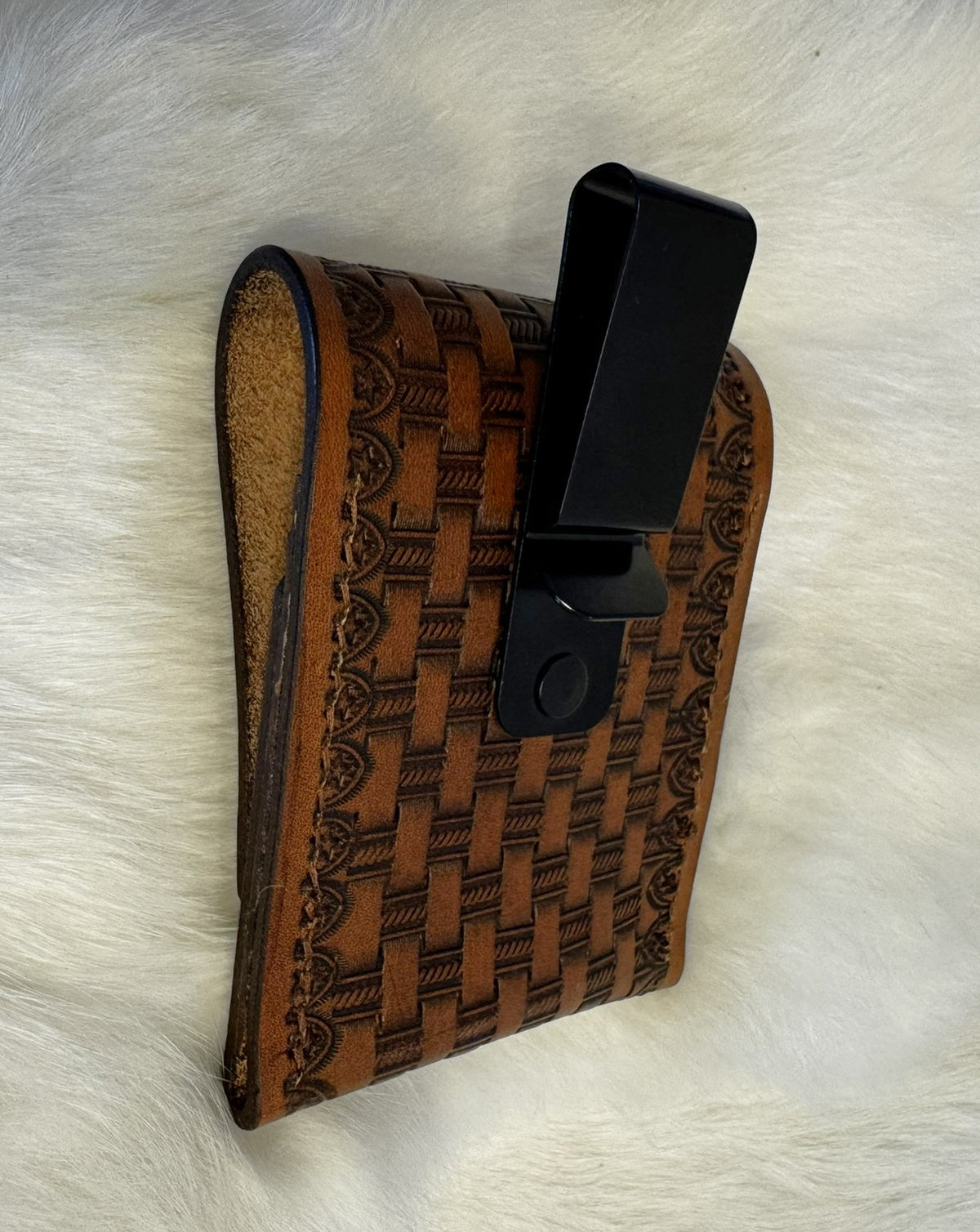 Clip On Wallet with Snap Closure