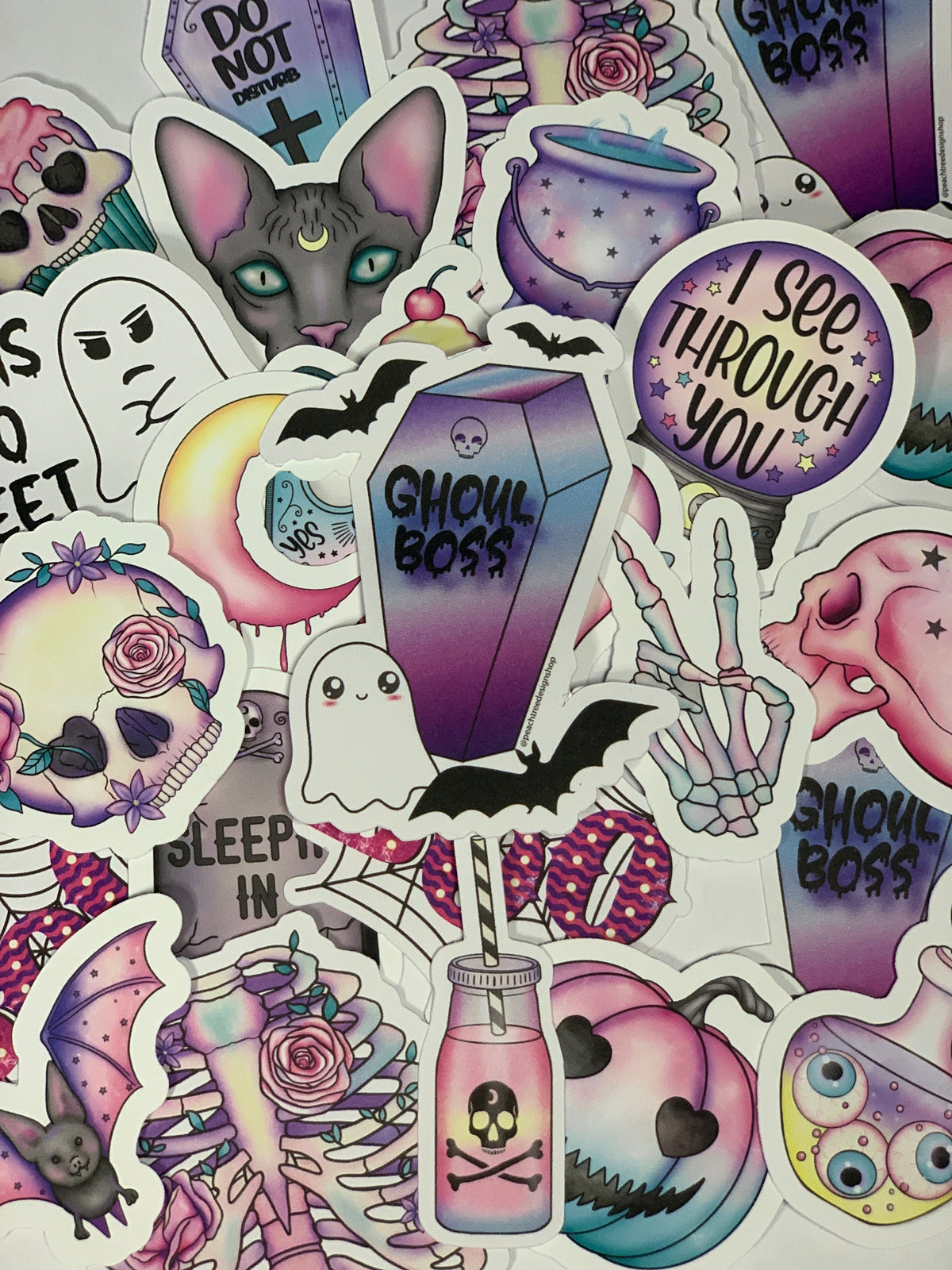 Mystery Spooky 20 Piece 3" Sticker Pack