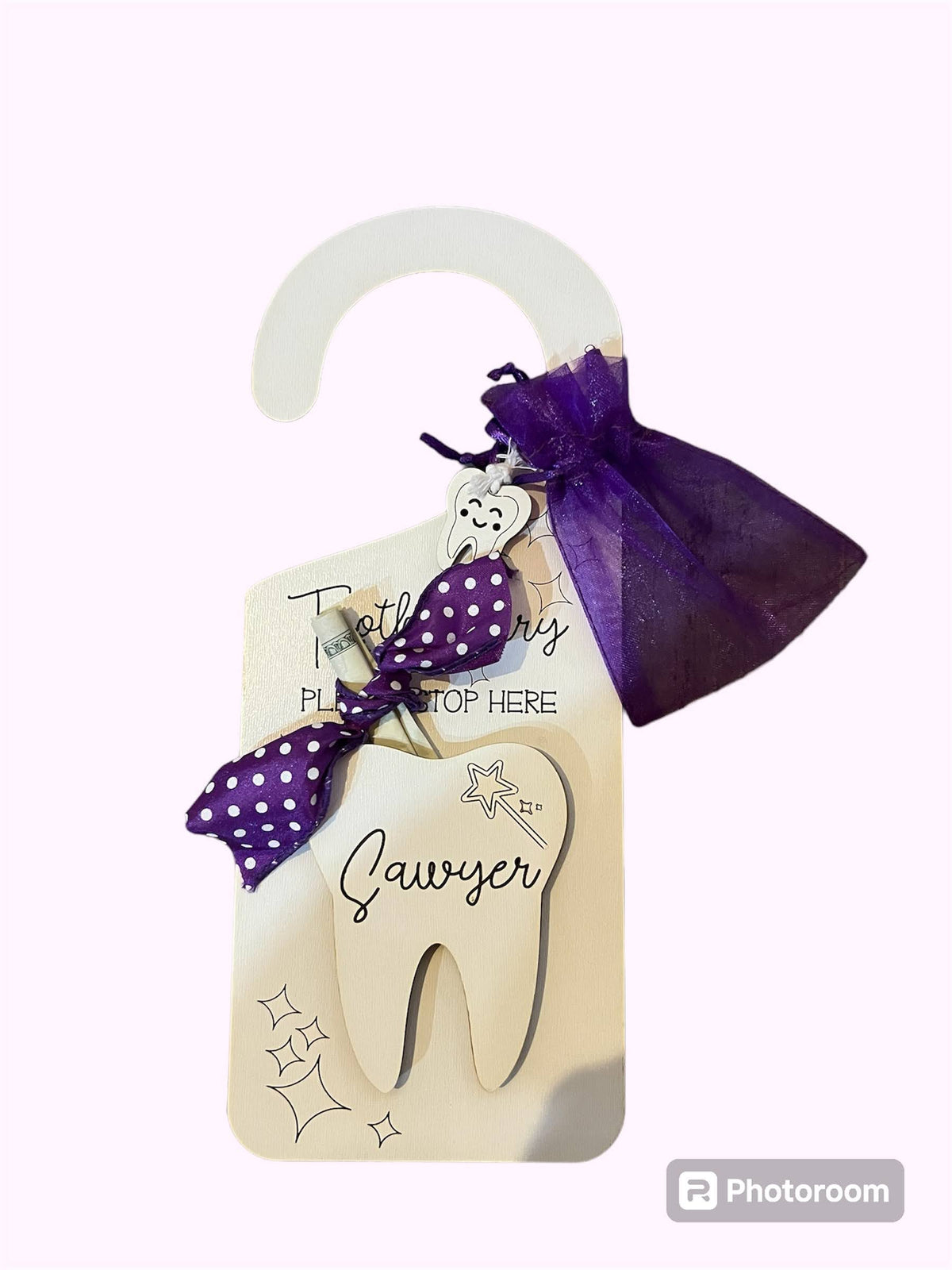 Tooth Fairy Door Knob Personalized