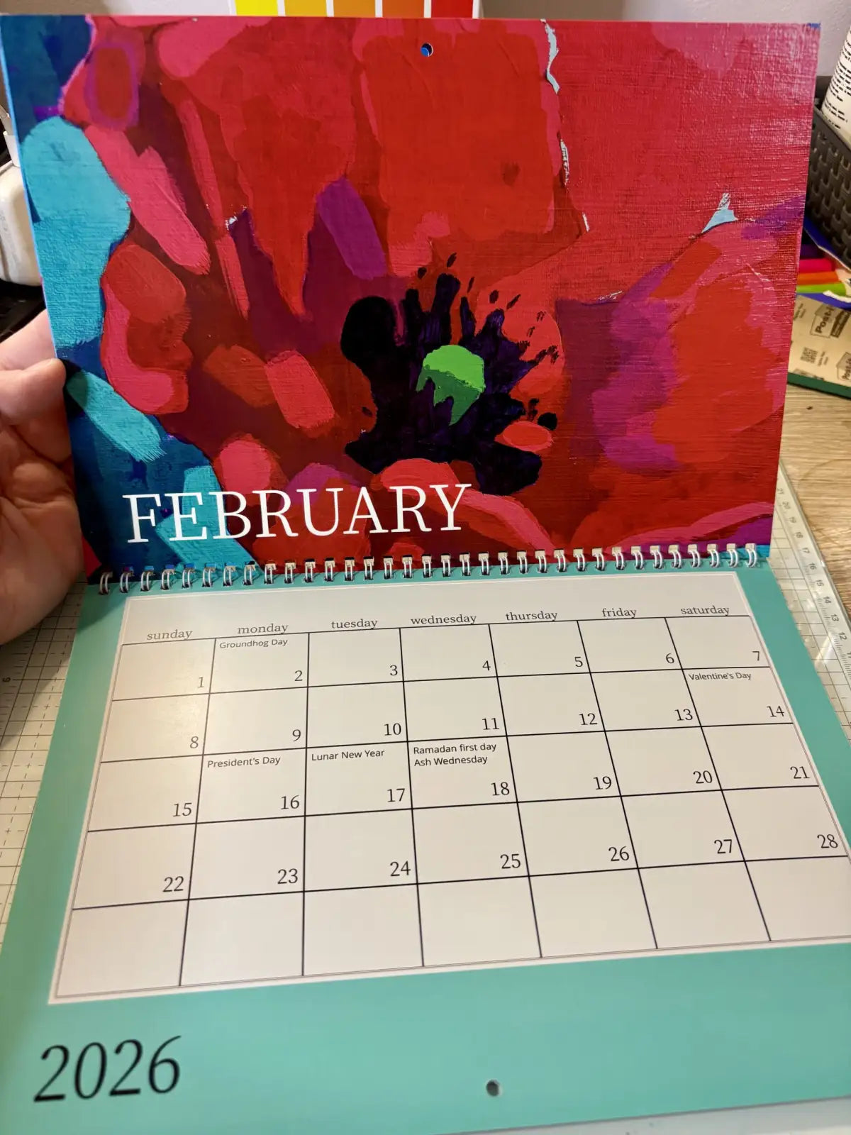 2026 Wall Calendar art prints