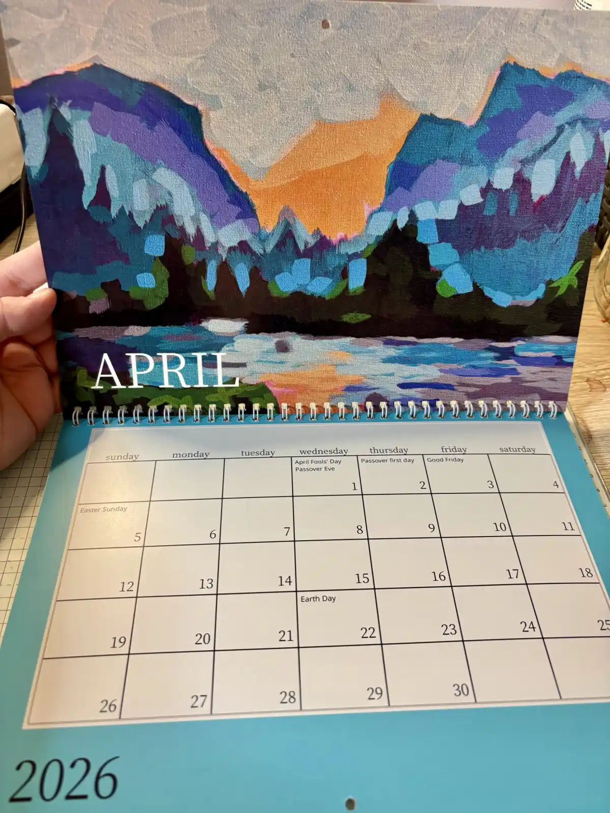 2026 Wall Calendar art prints