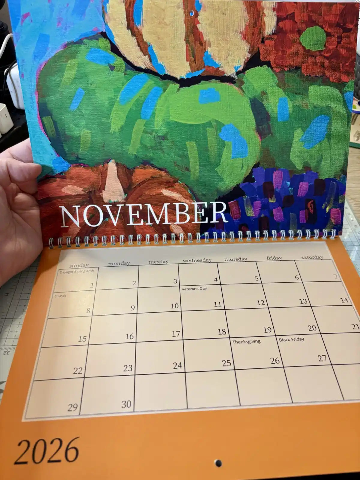 2026 Wall Calendar art prints
