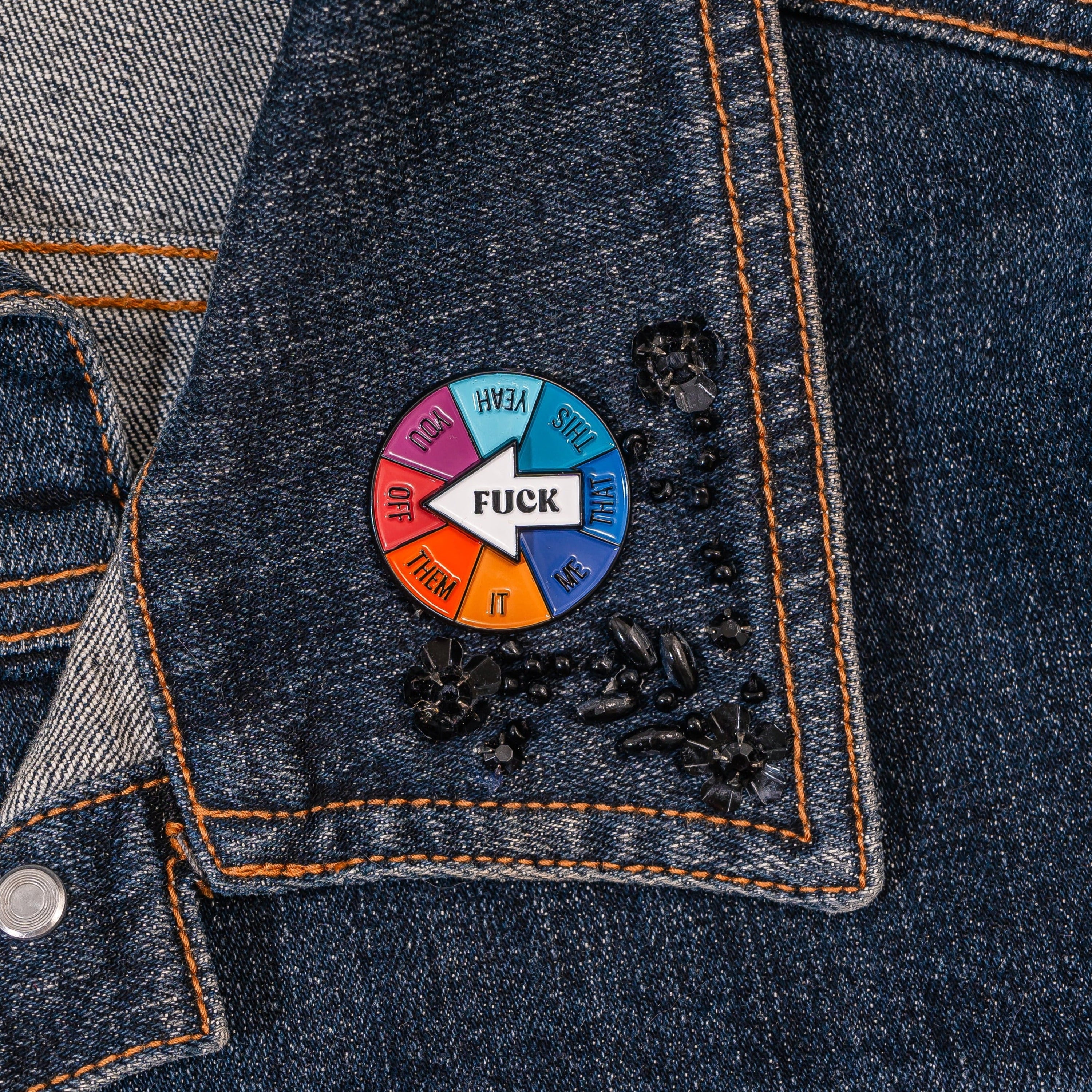 Fuck Spinning Pin