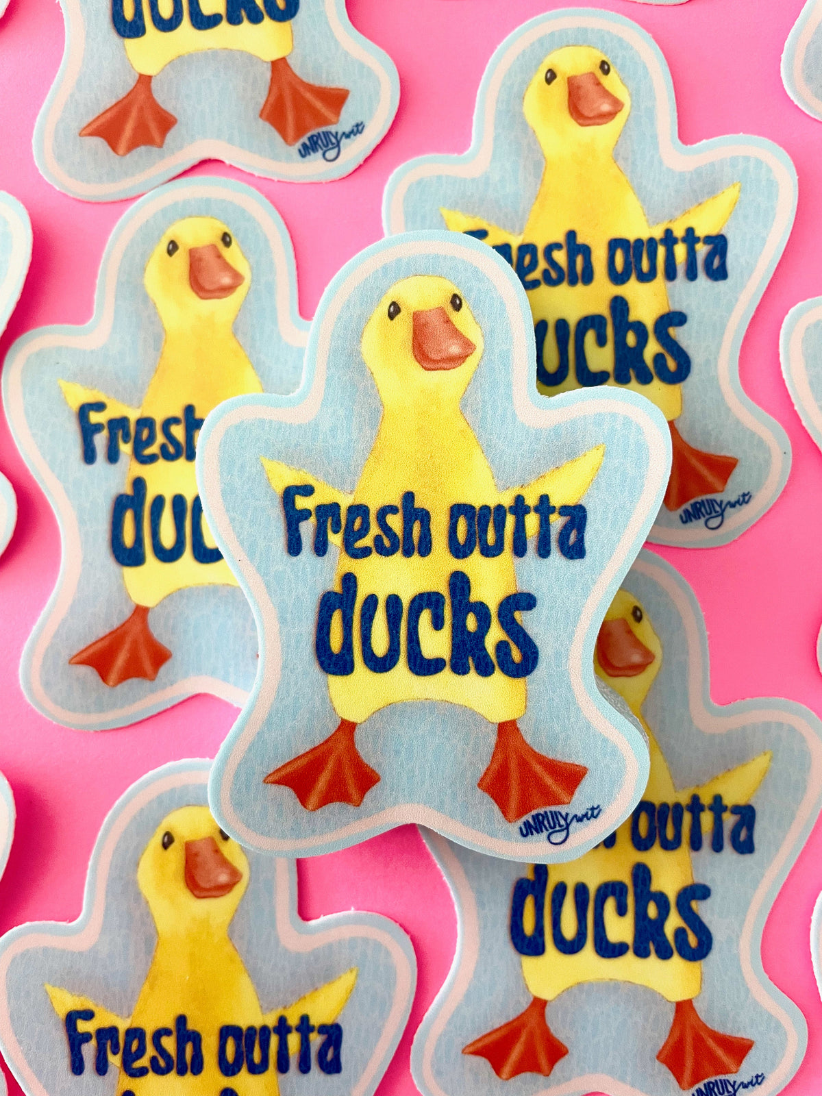 Fresh out of Ducks Vinyl Sticker