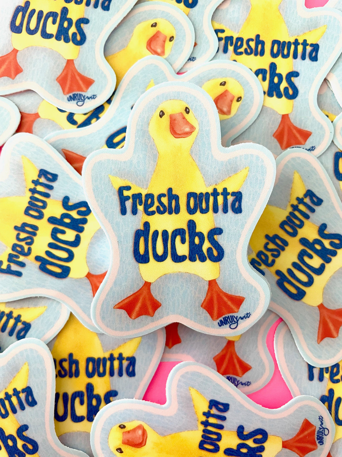 Fresh out of Ducks Vinyl Sticker