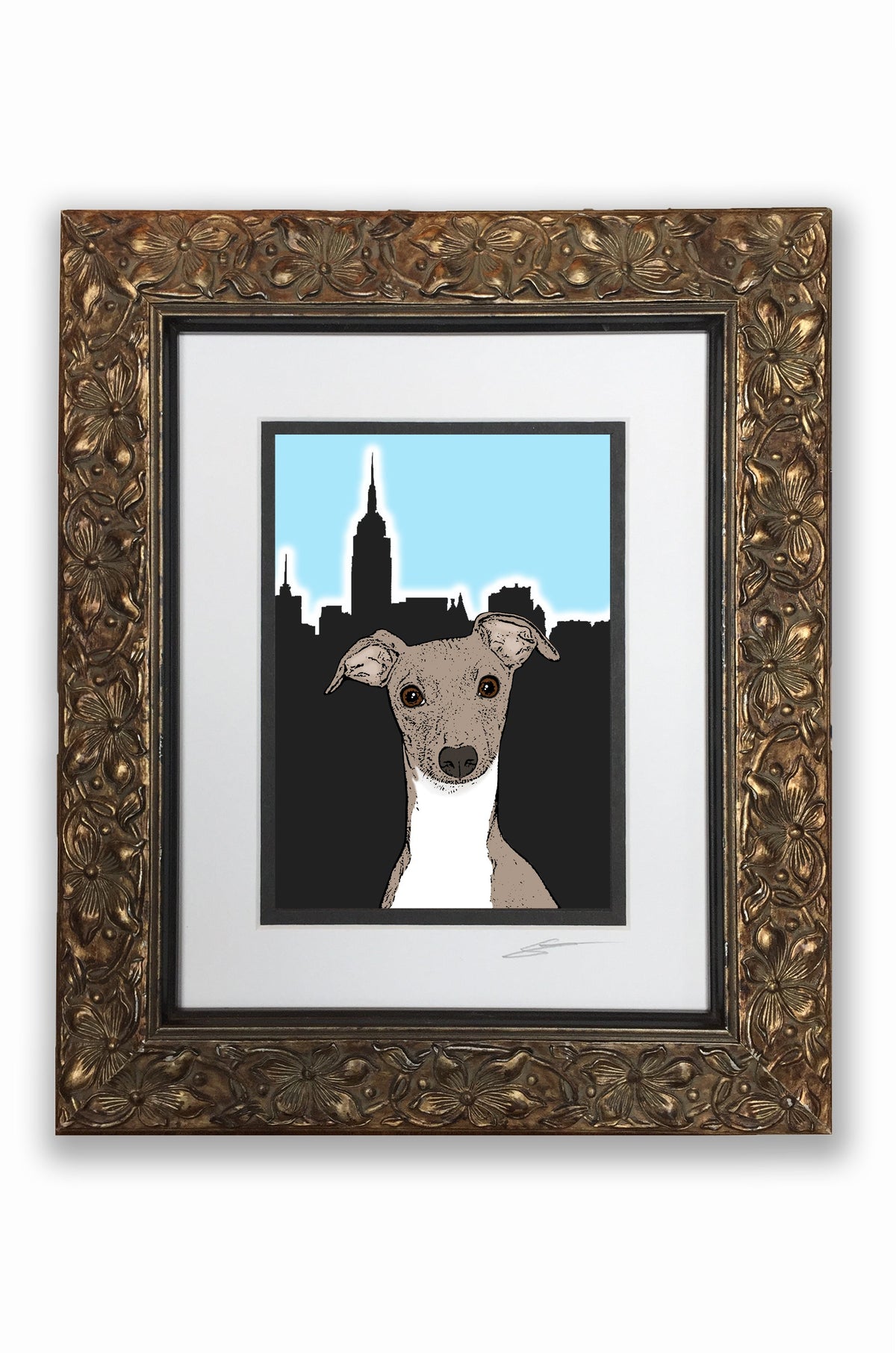 Italian Greyhound Pupart Portrait