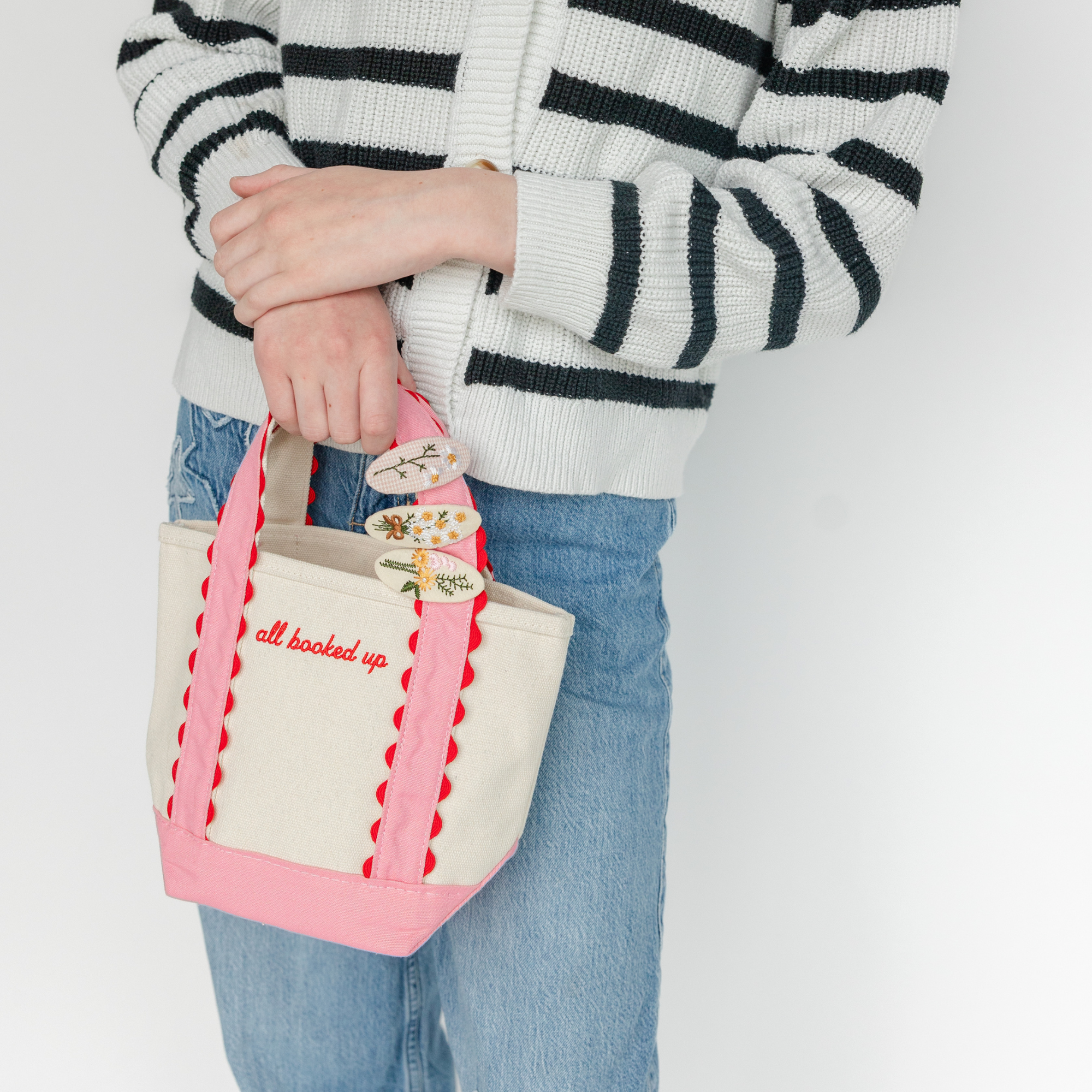All Booked Up Mini Boat Tote, Jollity & Co