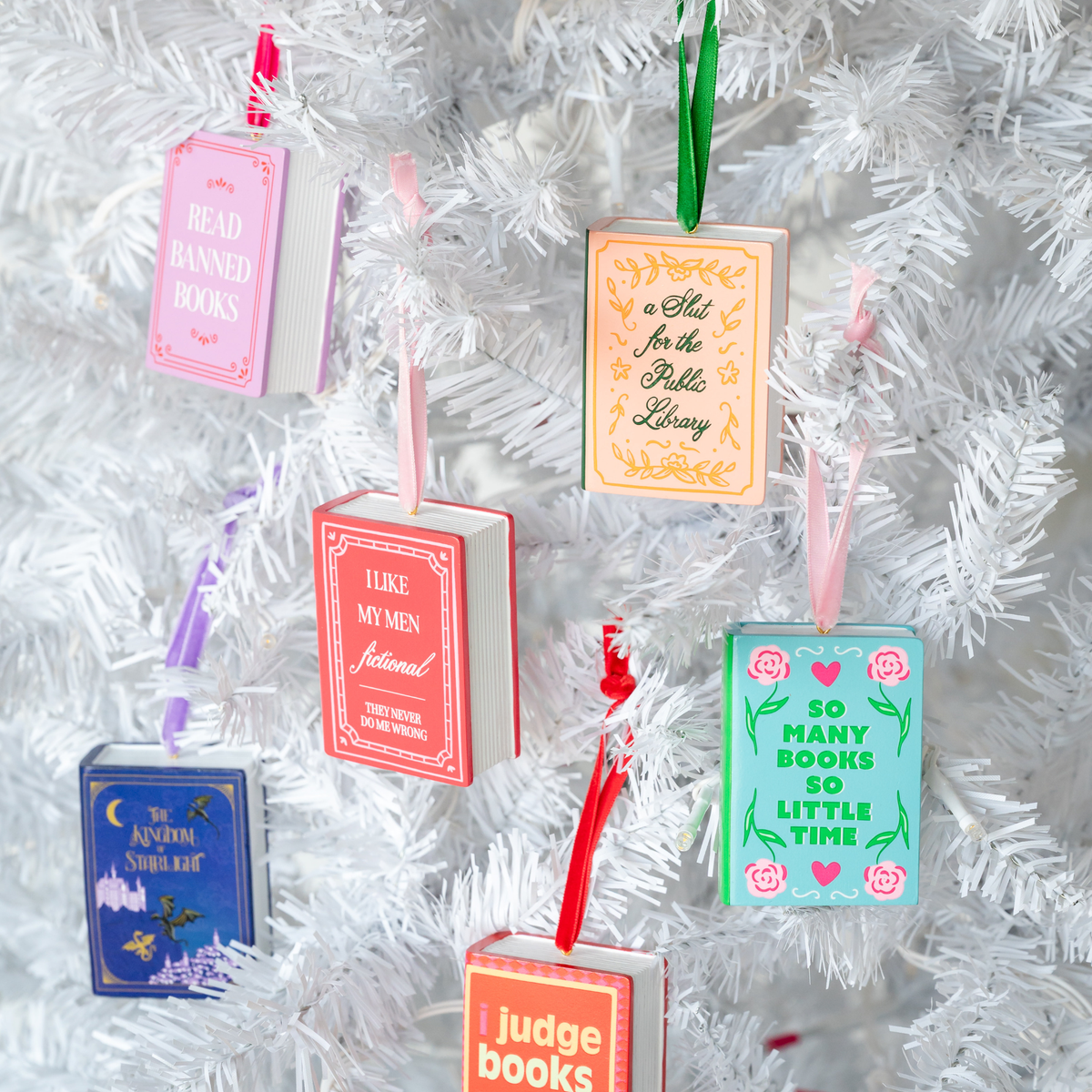 Book Christmas Ornament, Jollity & Co