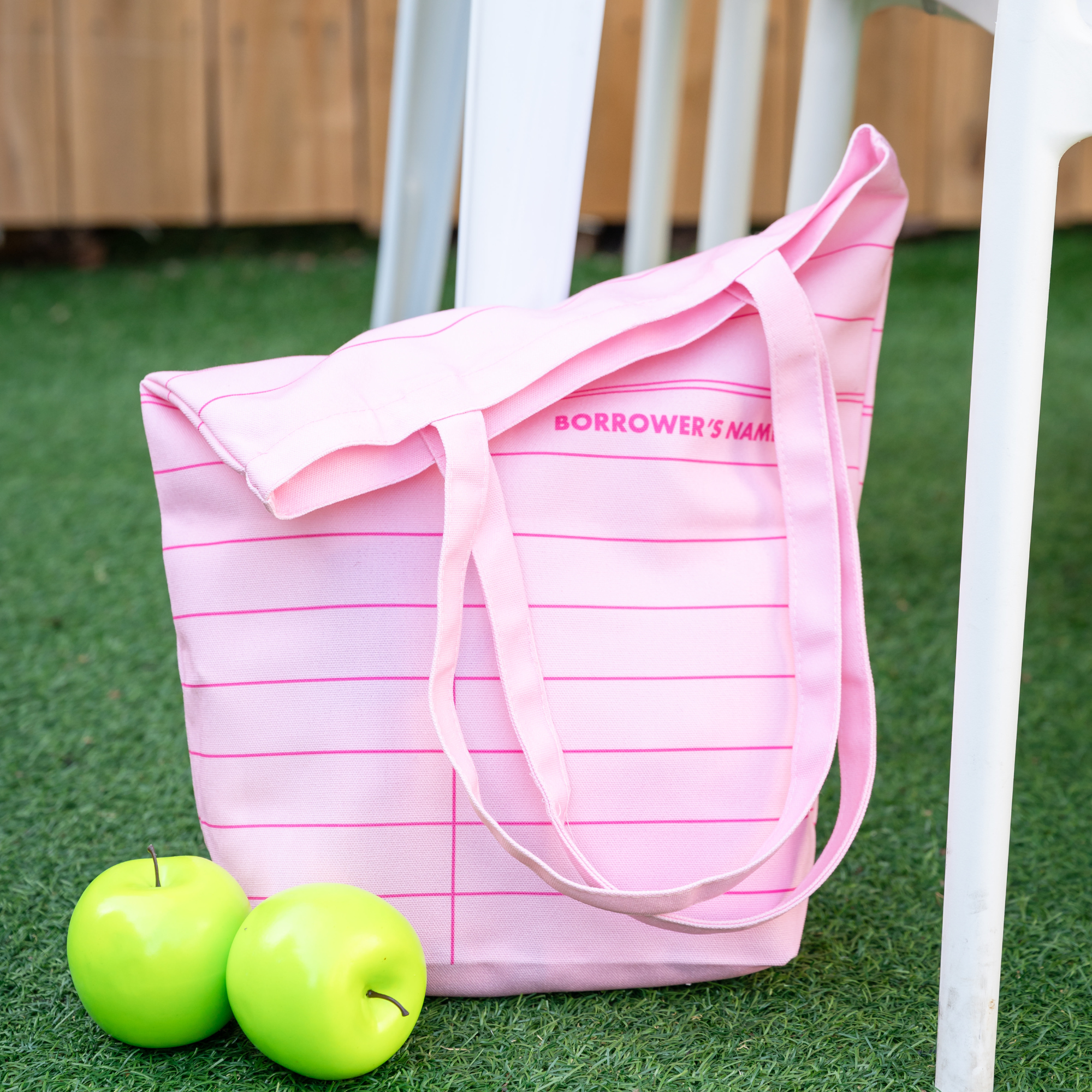 Book Club Library Card Tote Bag, Jollity & Co
