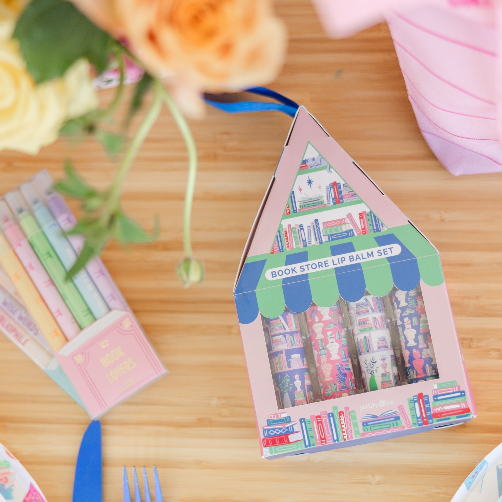 Book Club Lip Balm Set, Jollity & Co