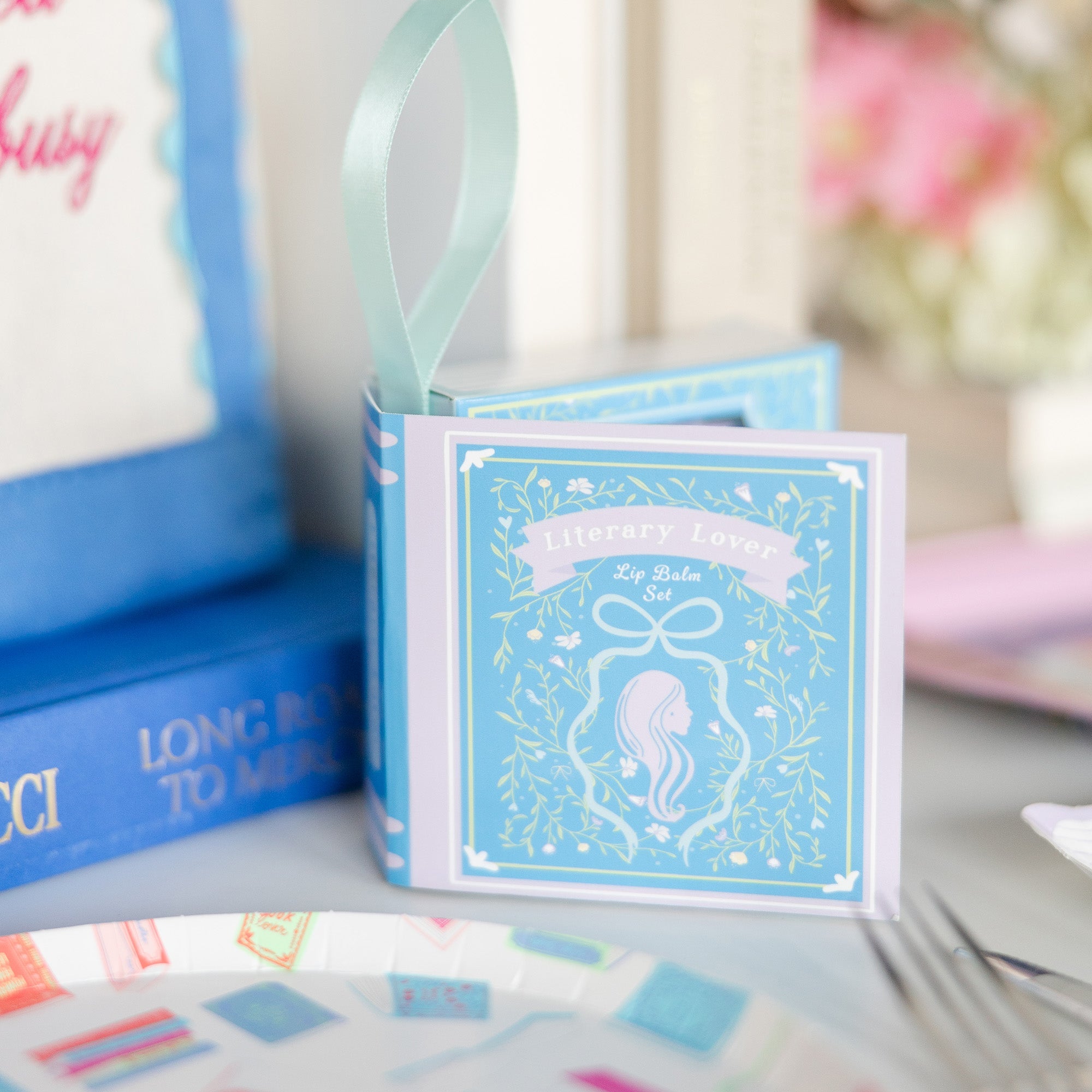 Literary Lover Book Themed Lip Balm Set, Jollity & Co