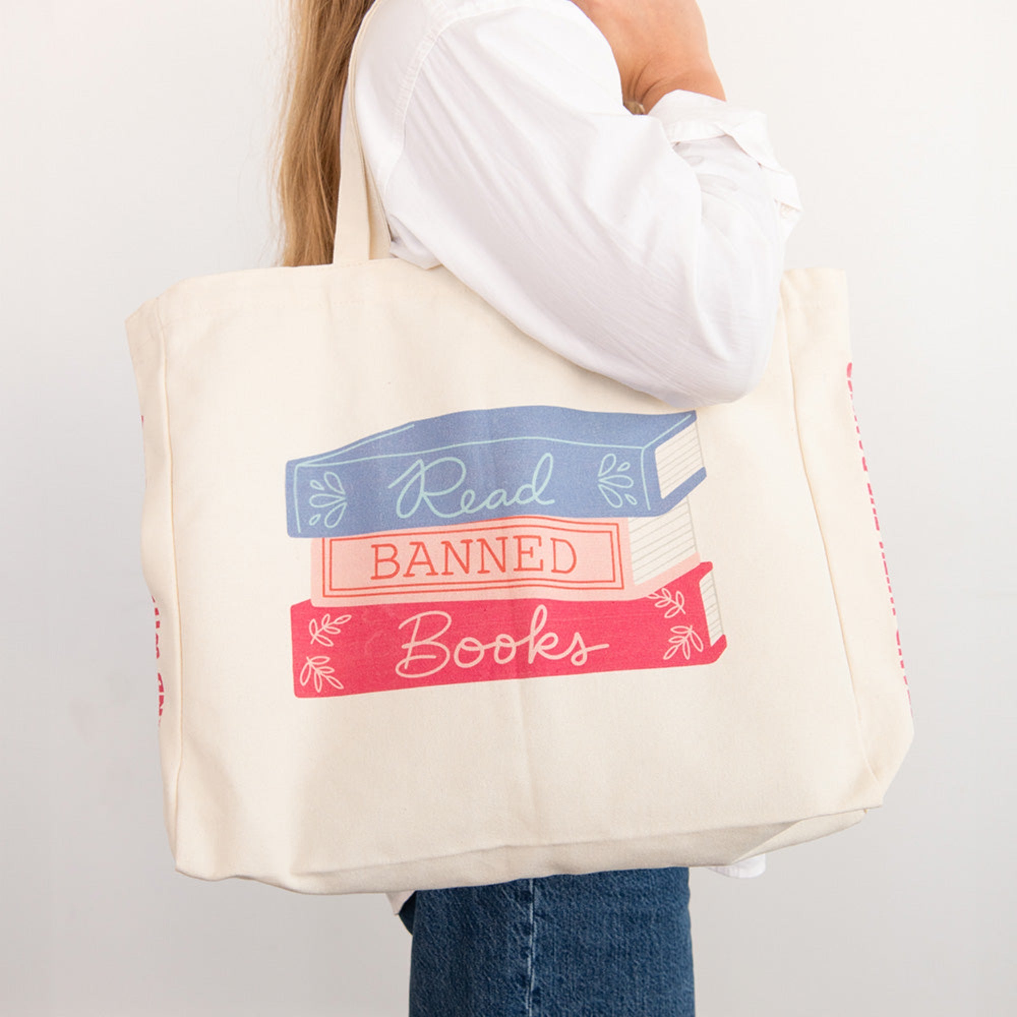 Book Club Read Banned Books Tote Bag, Jollity & Co