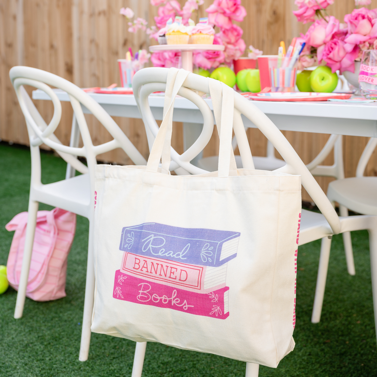 Book Club Read Banned Books Tote Bag, Jollity & Co