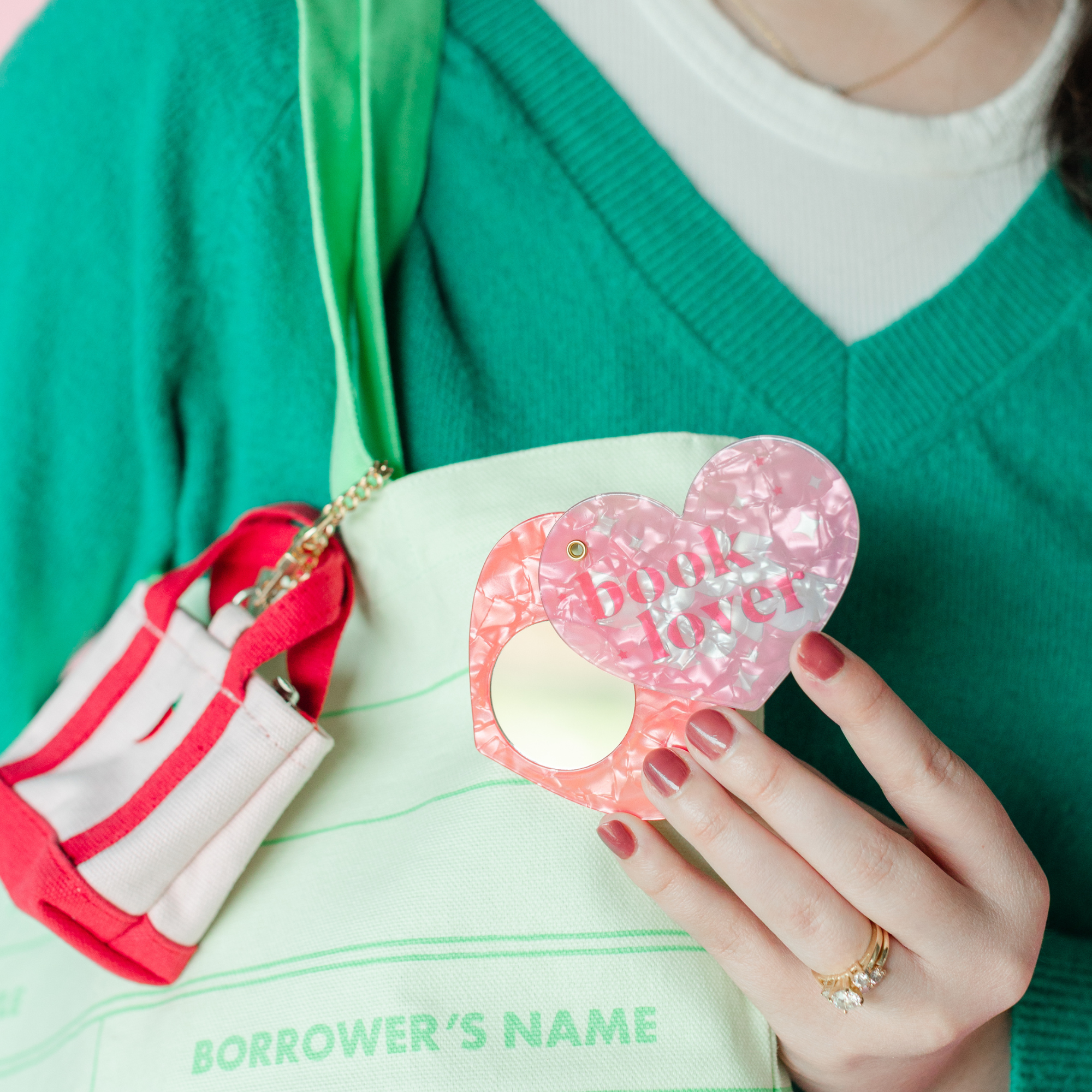 Book Lover Compact Mirror, Jollity & Co