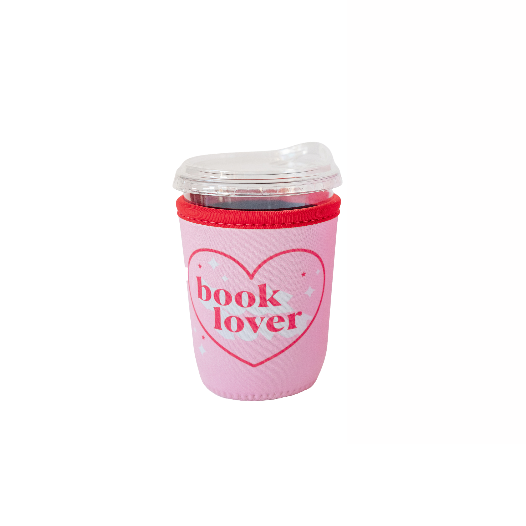 Book Lover small beverage sleeve with illustrated book design for the avid reader on the go, Jollity & Co.