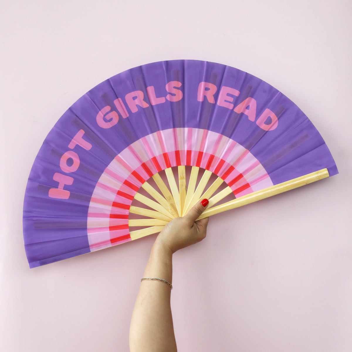 Hot Girls Read Folding Fan, Jollity & Co