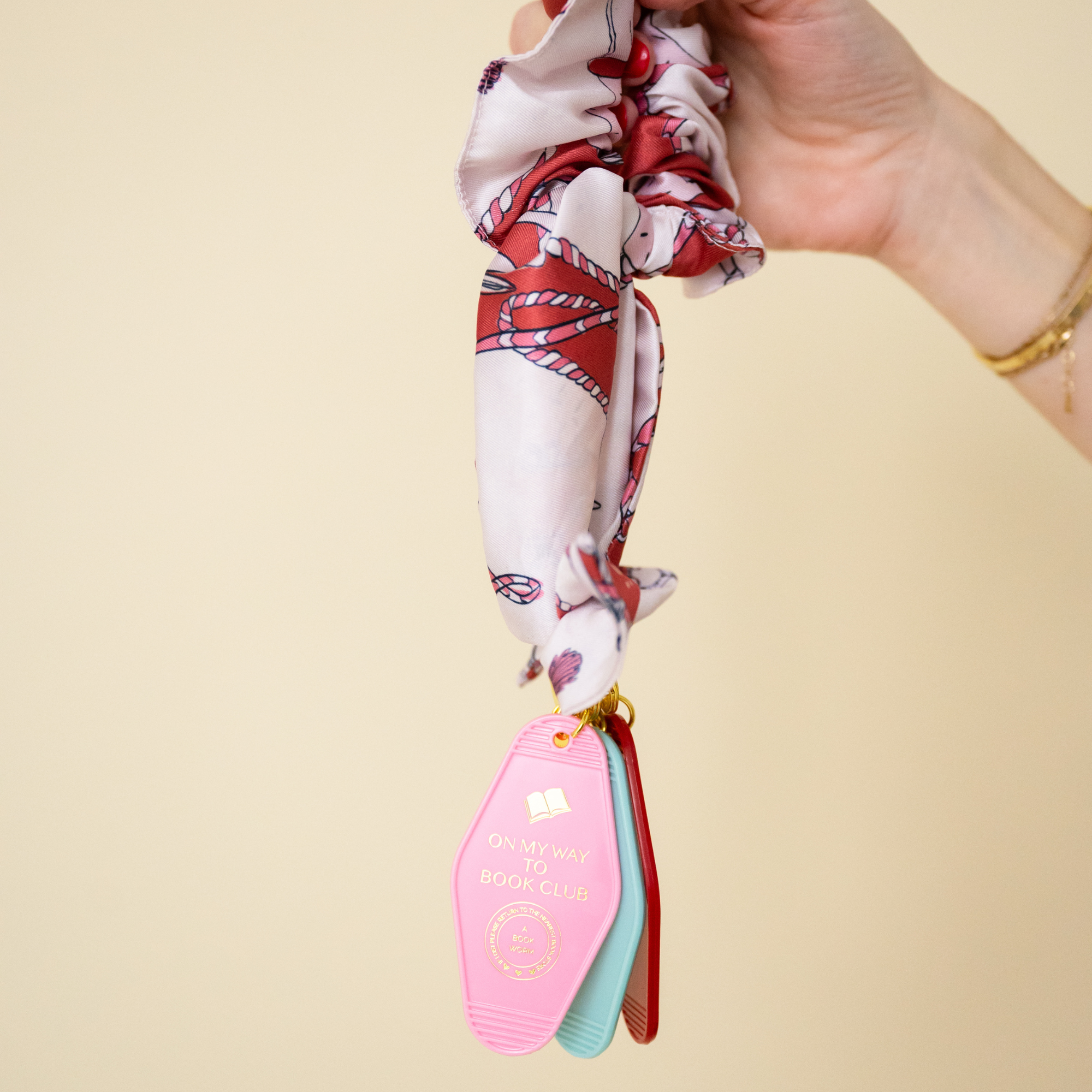 On My Way To Book Club Keychain, Jollity & Co